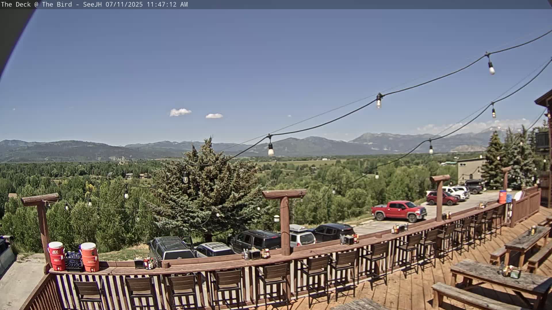 Teton, South Park Skyline from The Bird Live Cam - South Park, Teton, Wyoming, USA