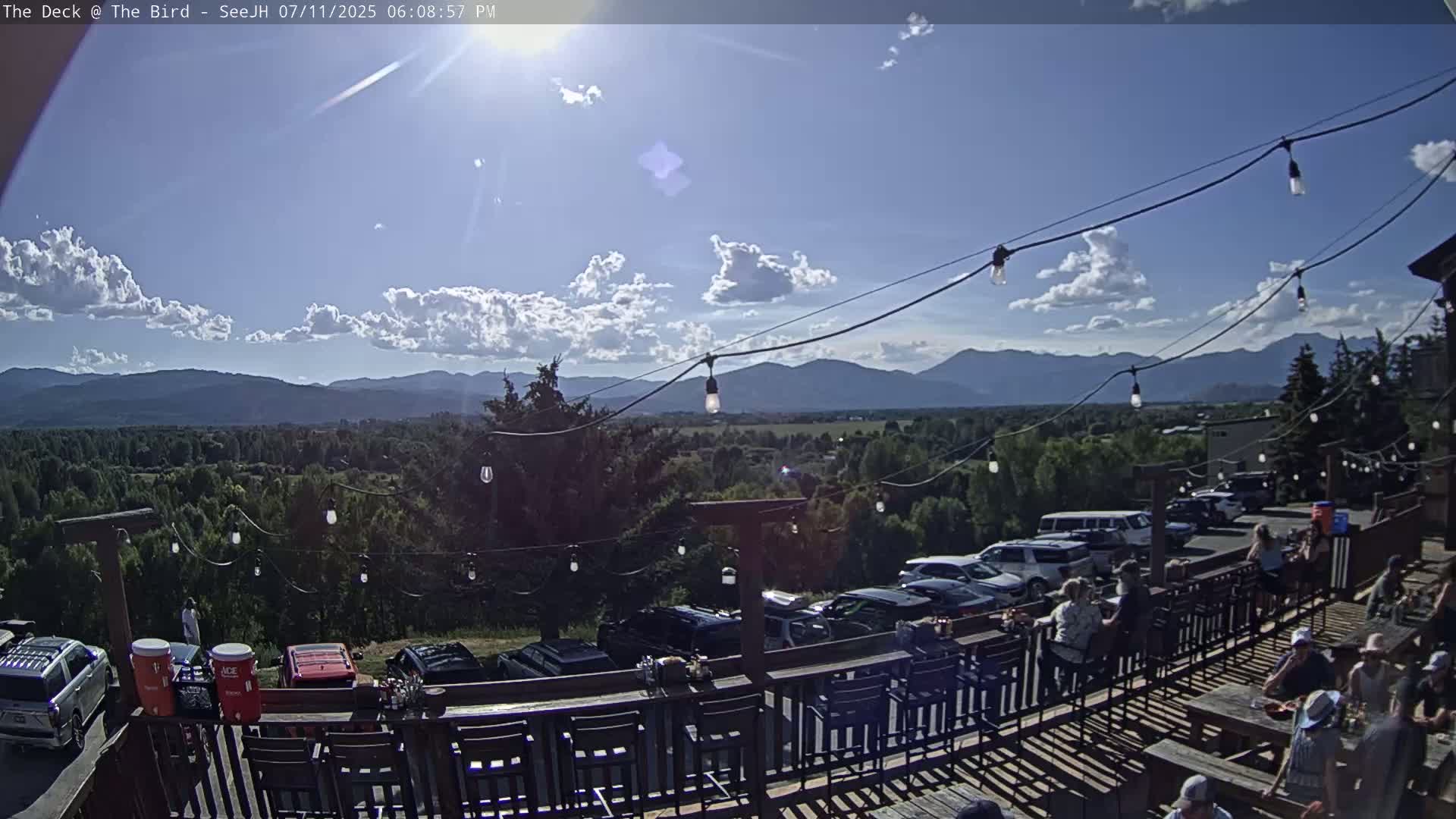 Teton, South Park Skyline from The Bird Live Cam - South Park, Teton, Wyoming, USA