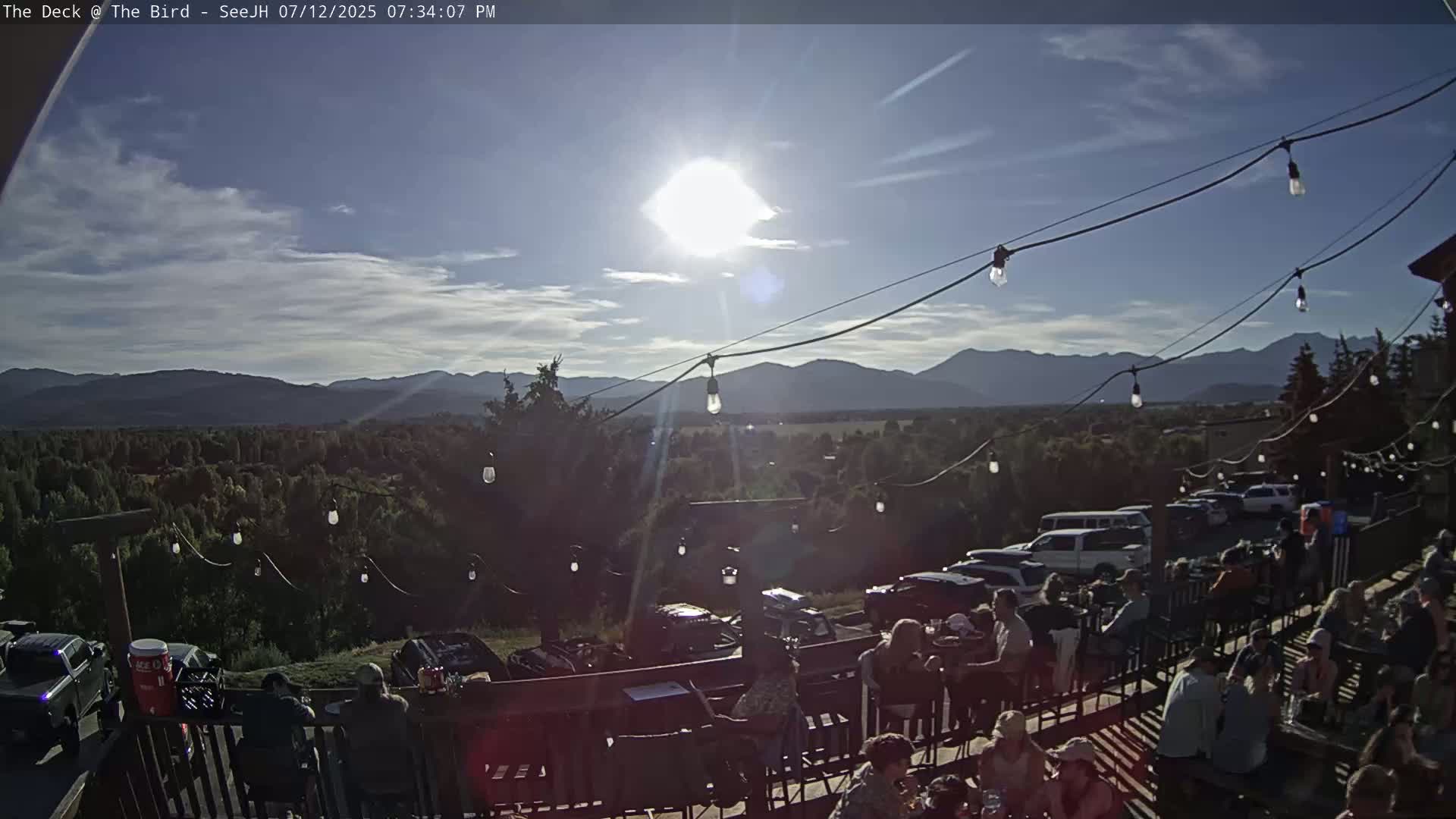 Teton, South Park Skyline from The Bird Live Cam - South Park, Teton, Wyoming, USA