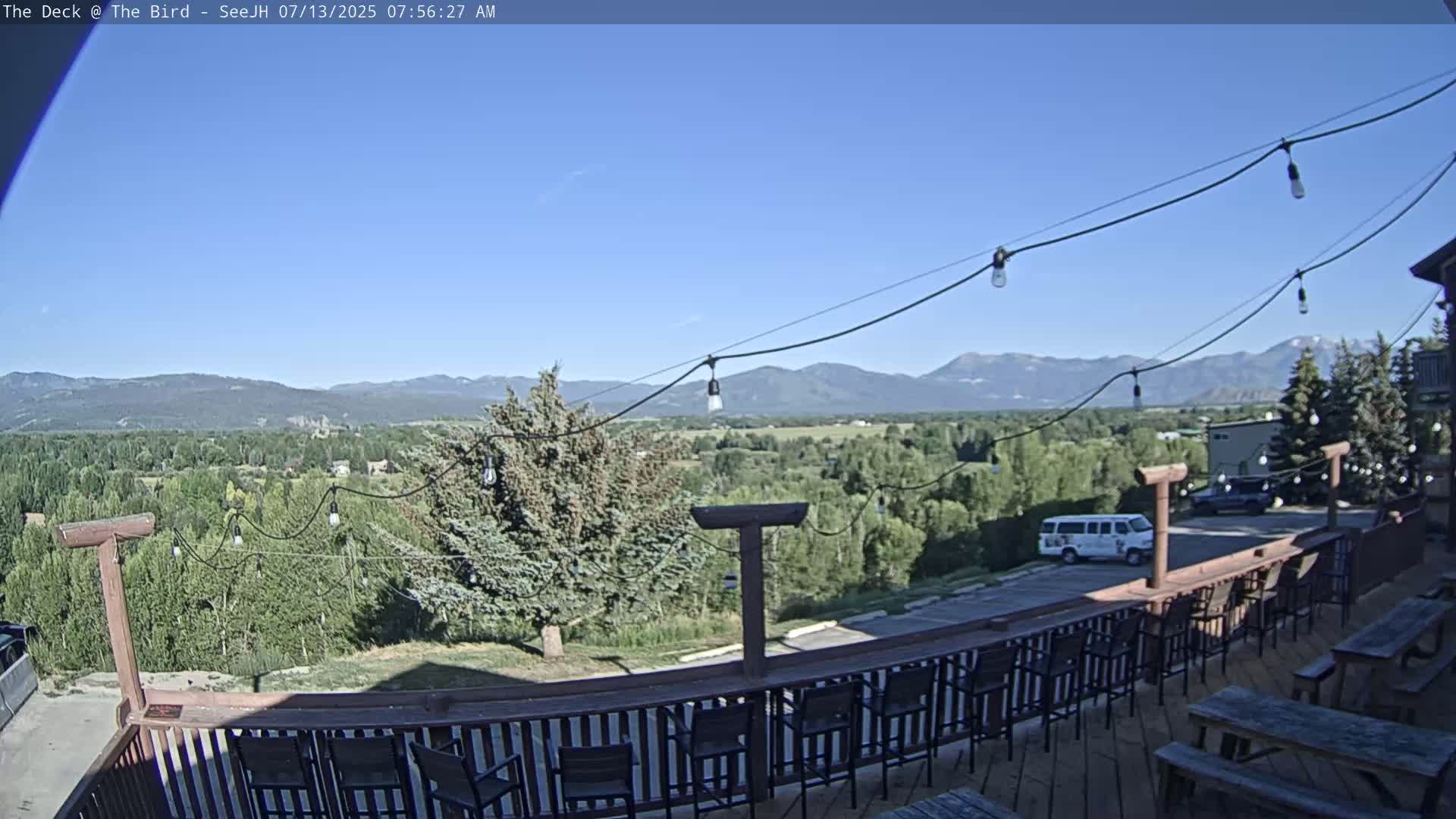 Teton, South Park Skyline from The Bird Live Cam - South Park, Teton, Wyoming, USA