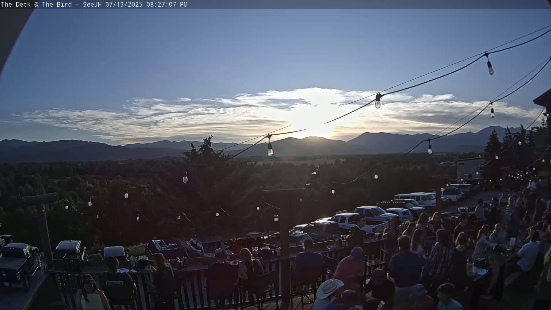 Teton, South Park Skyline from The Bird Live Cam - South Park, Teton, Wyoming, USA