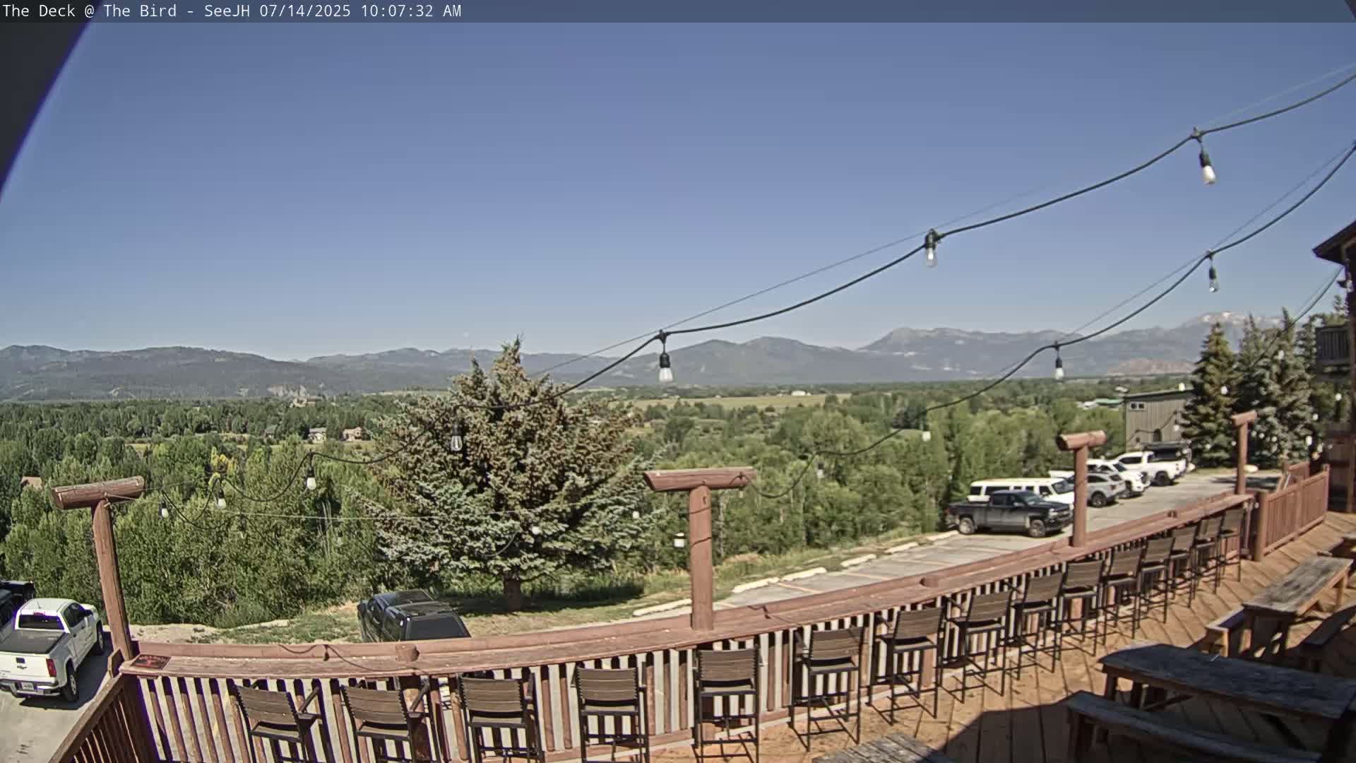 Teton, South Park Skyline from The Bird Live Cam - South Park, Teton, Wyoming, USA