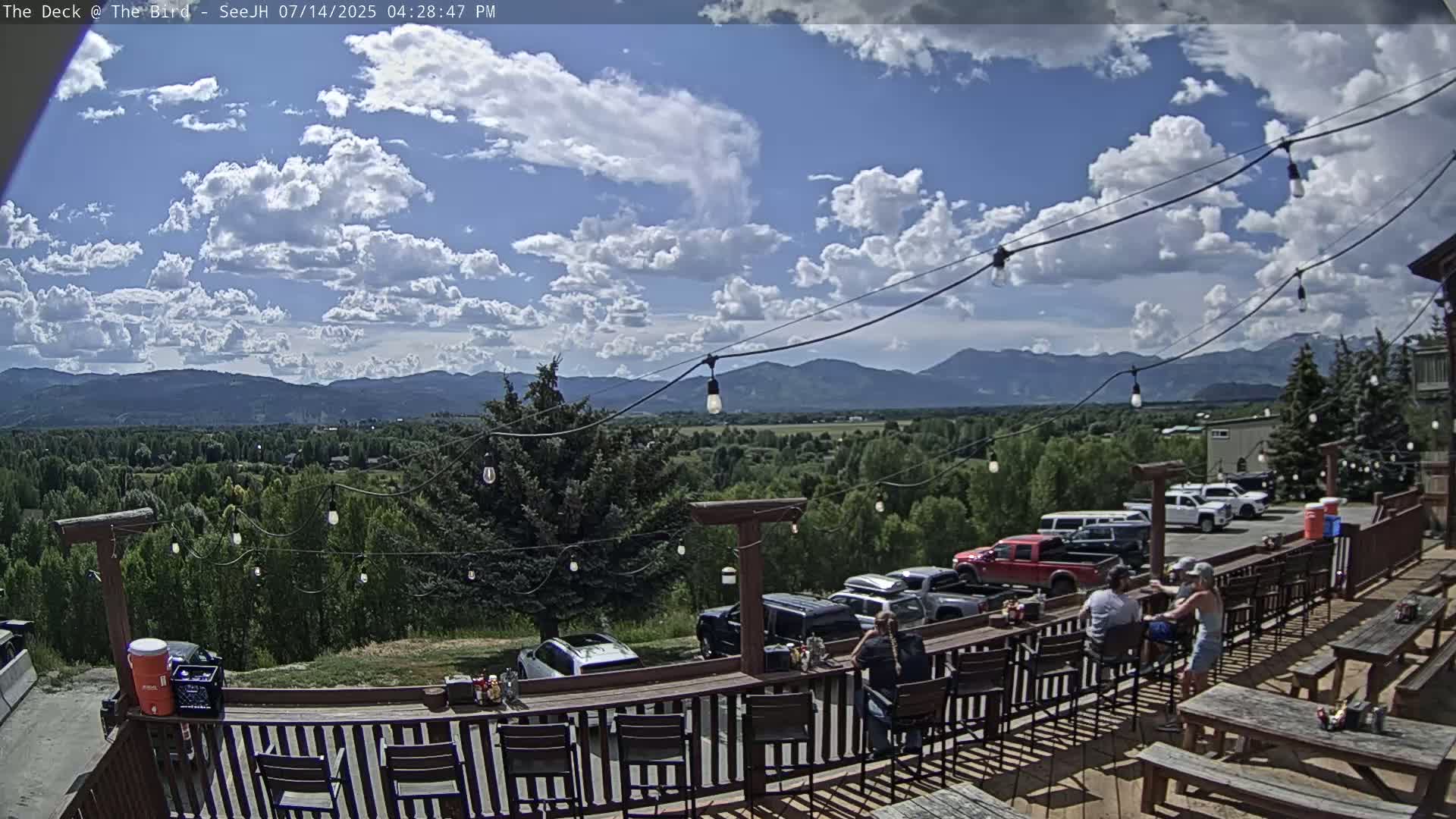 Teton, South Park Skyline from The Bird Live Cam - South Park, Teton, Wyoming, USA