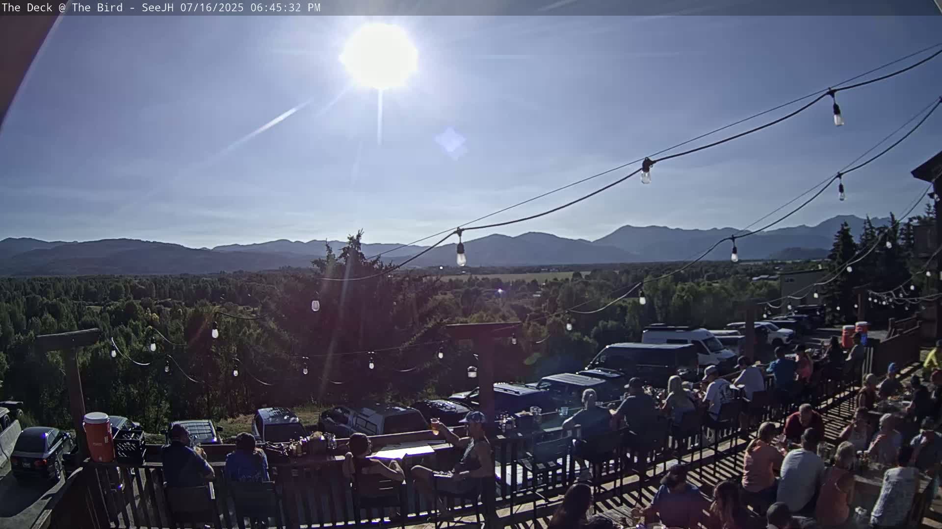Teton, South Park Skyline from The Bird Live Cam - South Park, Teton, Wyoming, USA