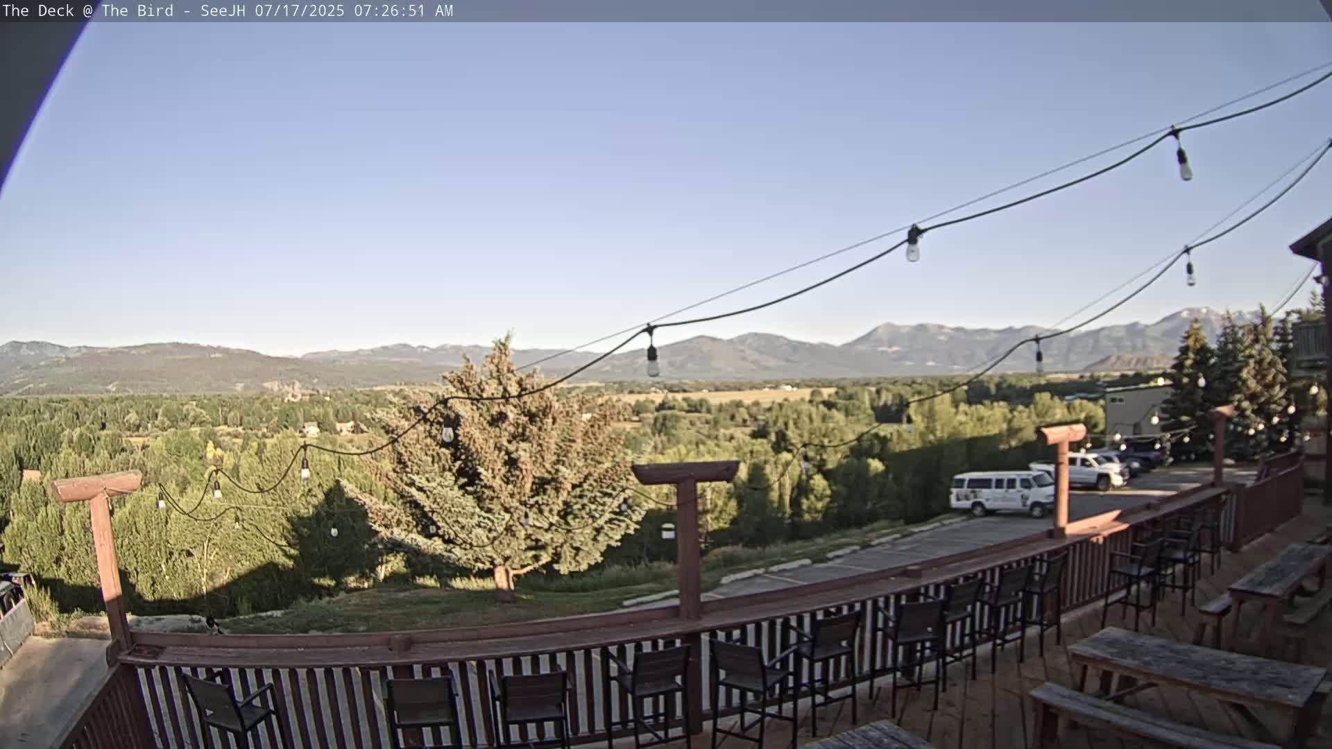Teton, South Park Skyline from The Bird Live Cam - South Park, Teton, Wyoming, USA