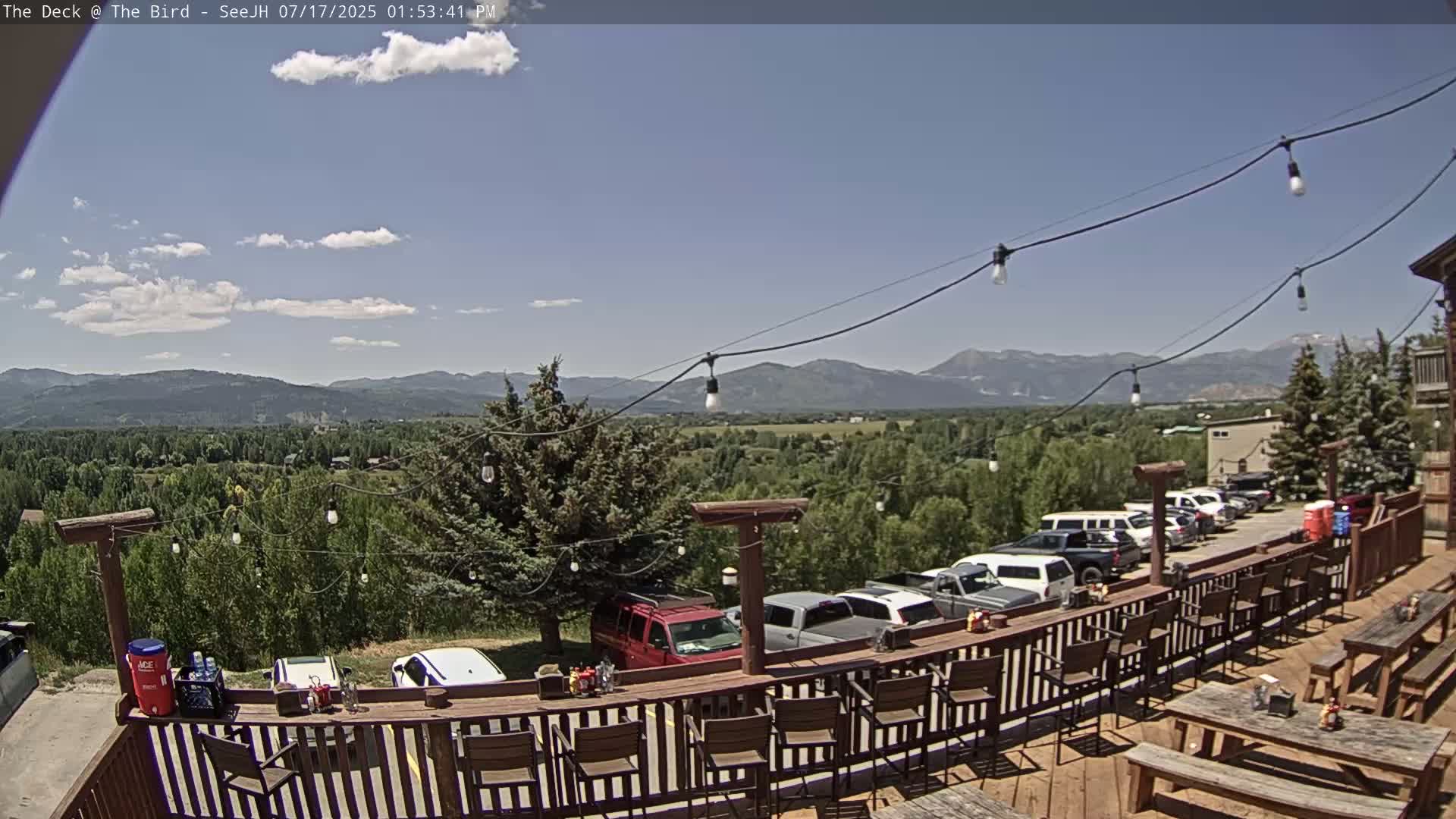 Teton, South Park Skyline from The Bird Live Cam - South Park, Teton, Wyoming, USA