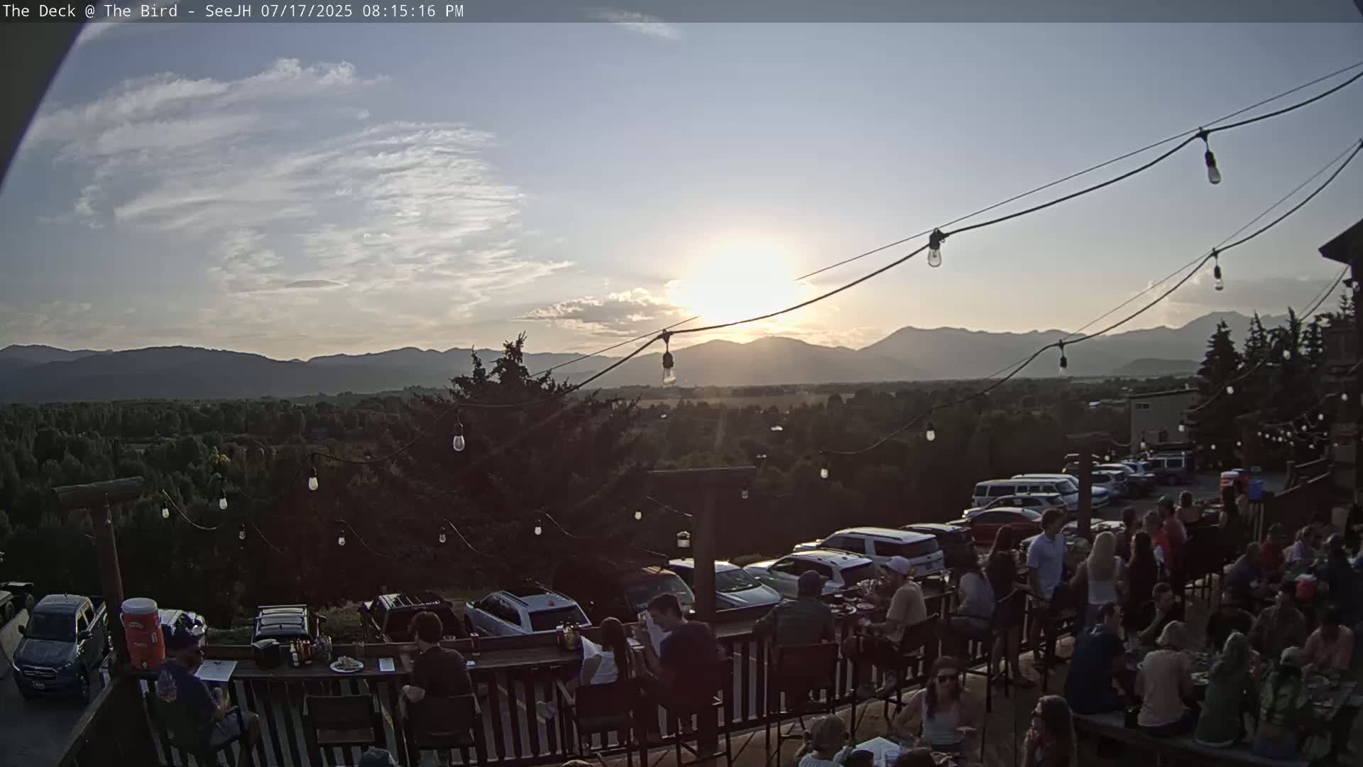 Teton, South Park Skyline from The Bird Live Cam - South Park, Teton, Wyoming, USA
