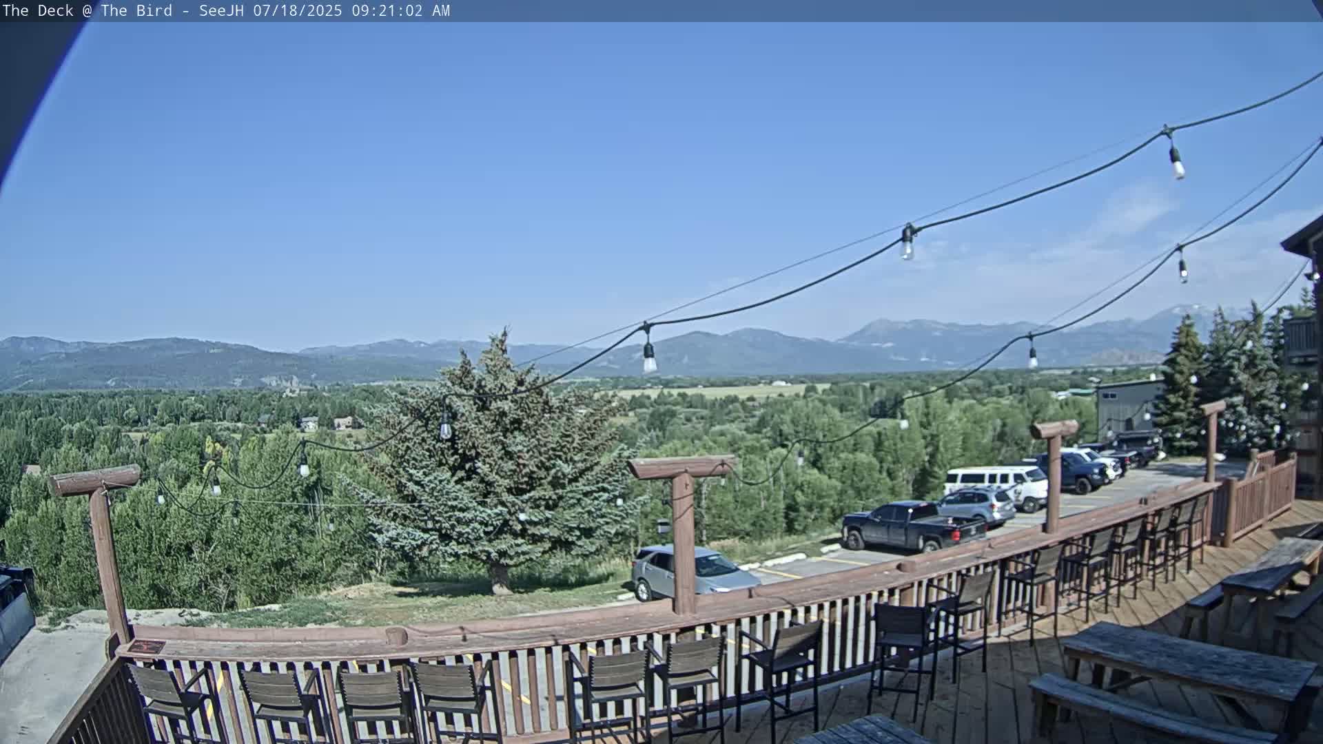 Teton, South Park Skyline from The Bird Live Cam - South Park, Teton, Wyoming, USA