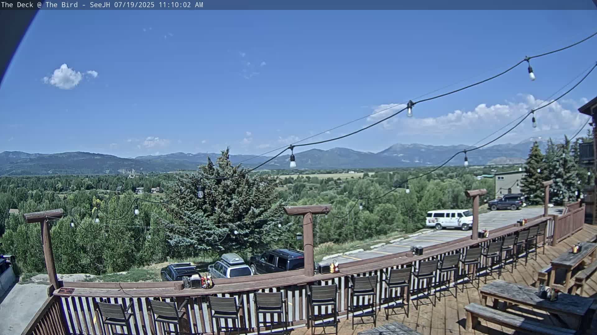 Teton, South Park Skyline from The Bird Live Cam - South Park, Teton, Wyoming, USA
