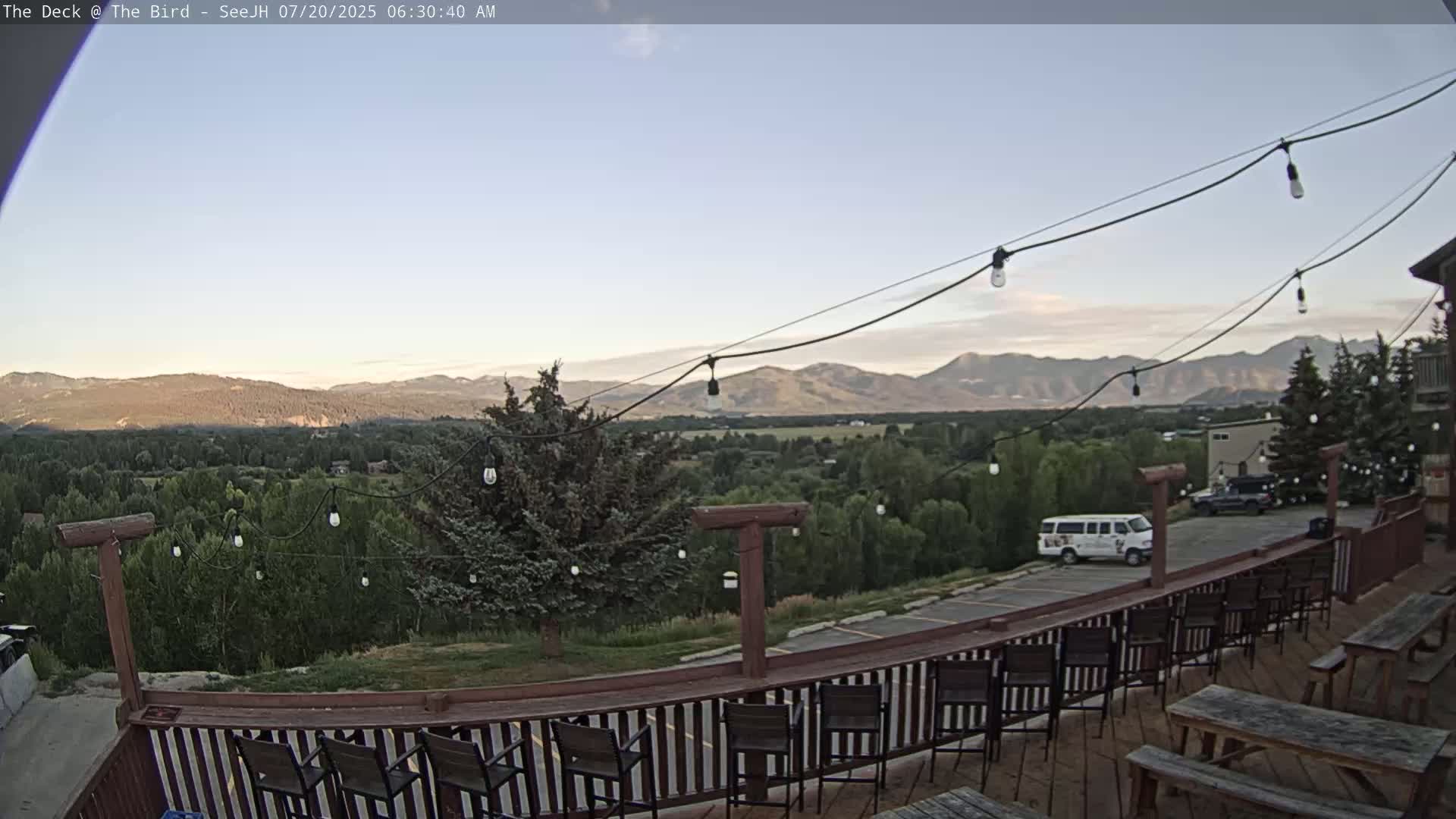 Teton, South Park Skyline from The Bird Live Cam - South Park, Teton, Wyoming, USA