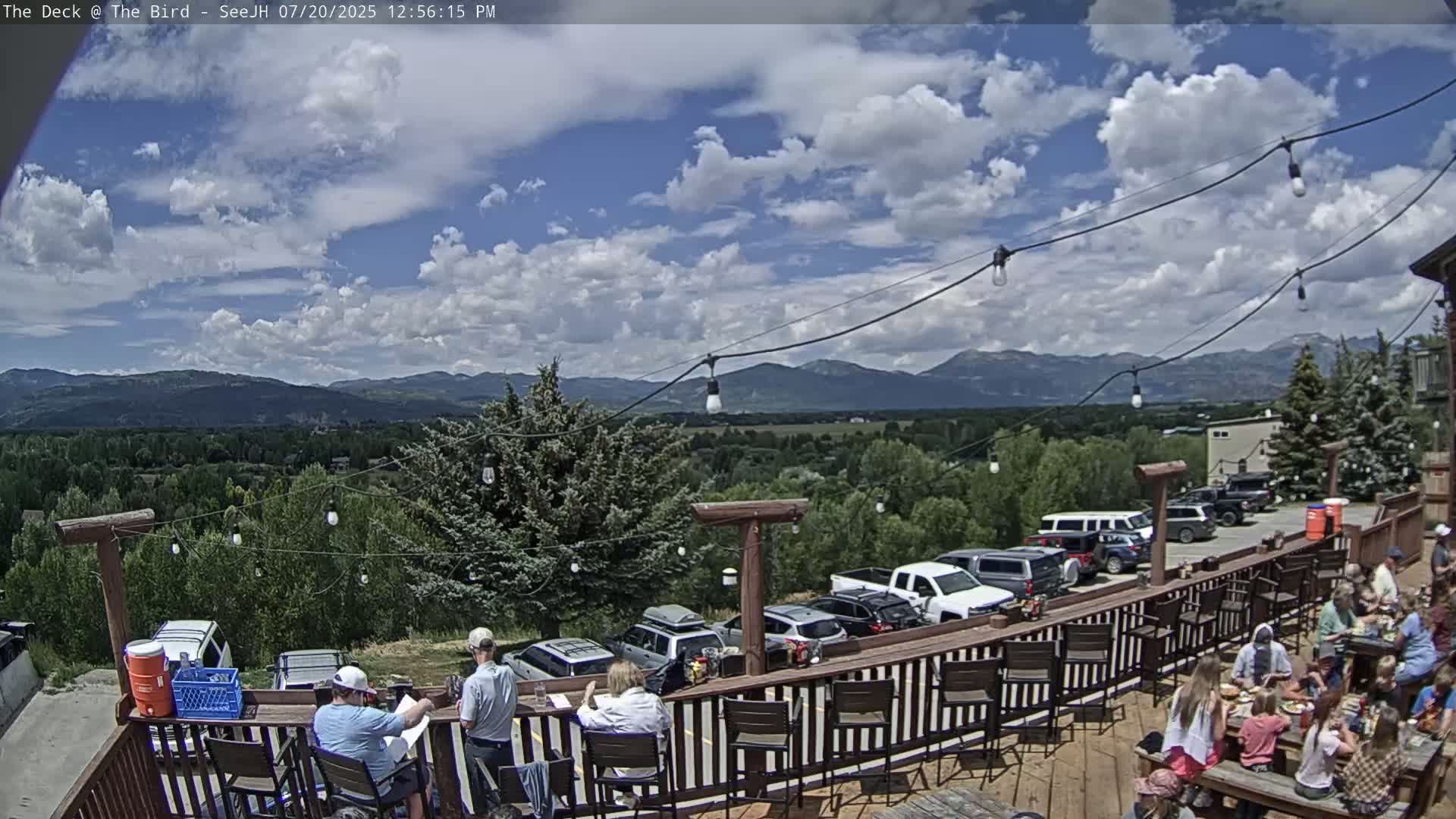 Teton, South Park Skyline from The Bird Live Cam - South Park, Teton, Wyoming, USA