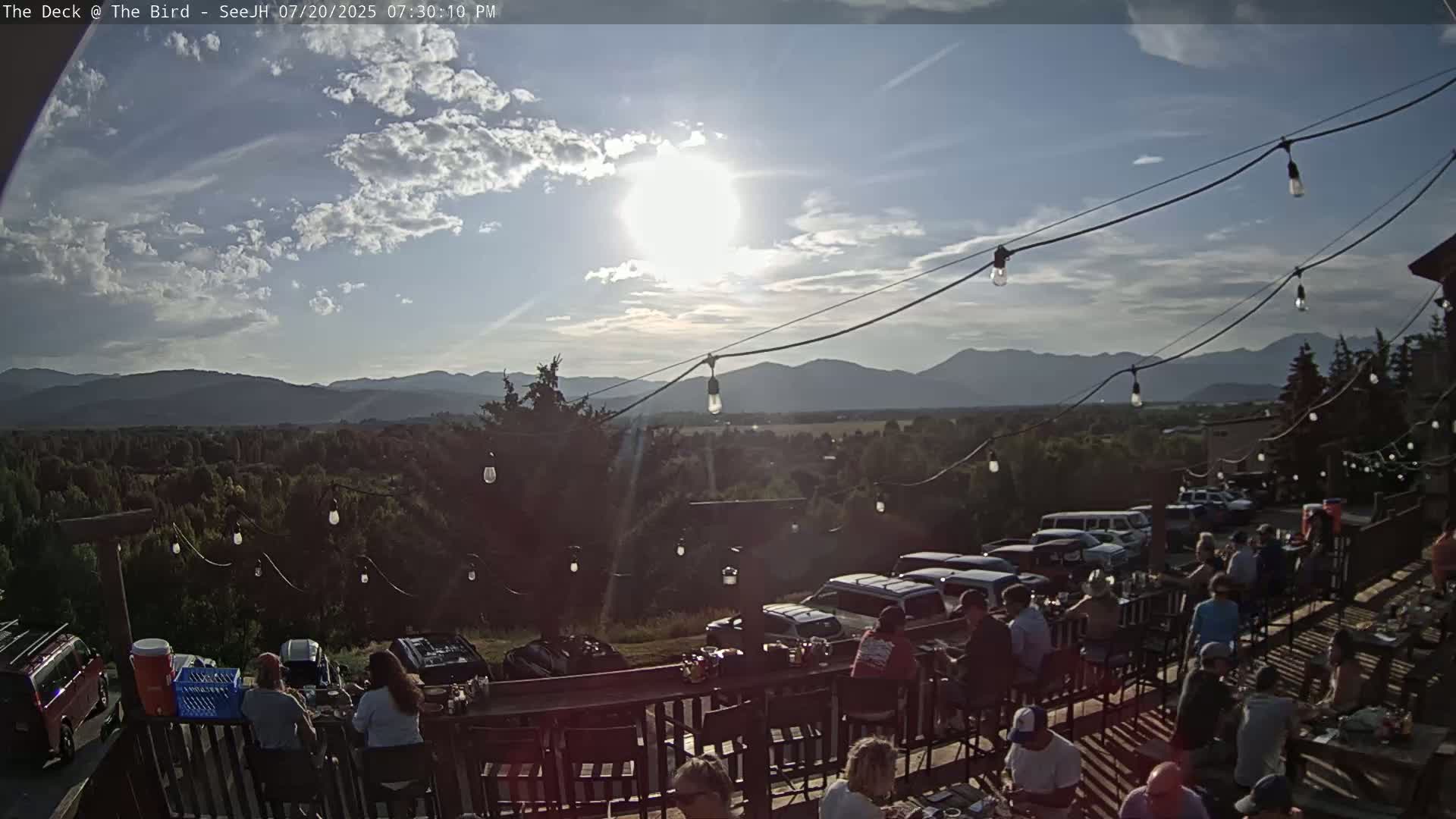 Teton, South Park Skyline from The Bird Live Cam - South Park, Teton, Wyoming, USA