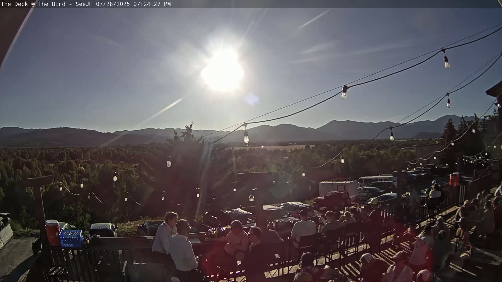 Teton, South Park Skyline from The Bird Live Cam - South Park, Teton, Wyoming, USA