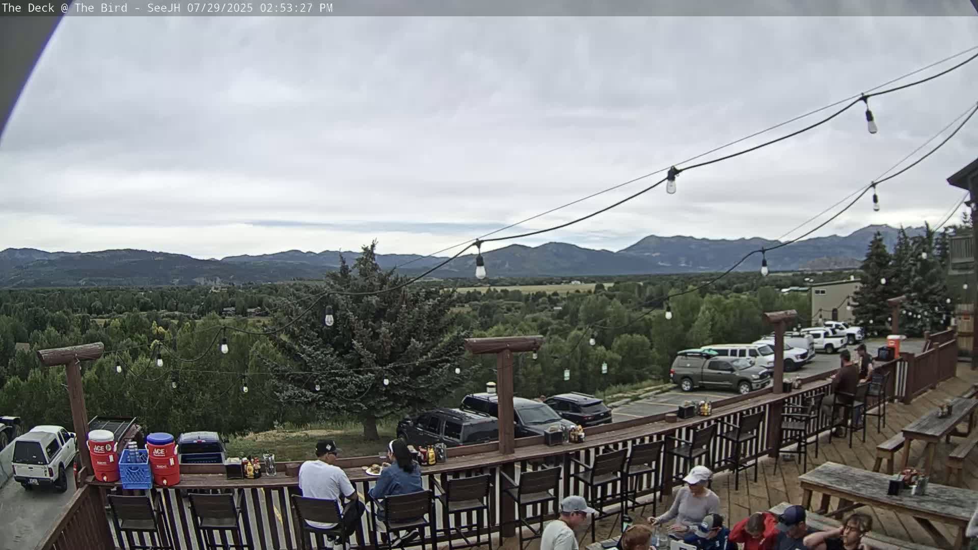 Teton, South Park Skyline from The Bird Live Cam - South Park, Teton, Wyoming, USA