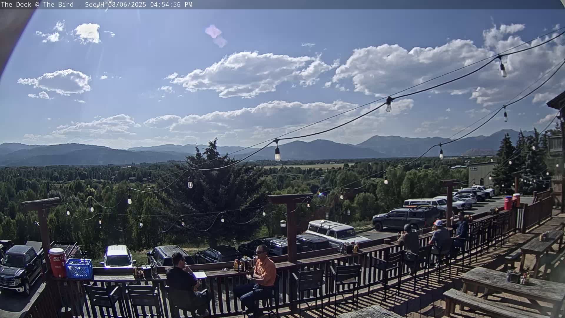 Teton, South Park Skyline from The Bird Live Cam - South Park, Teton, Wyoming, USA