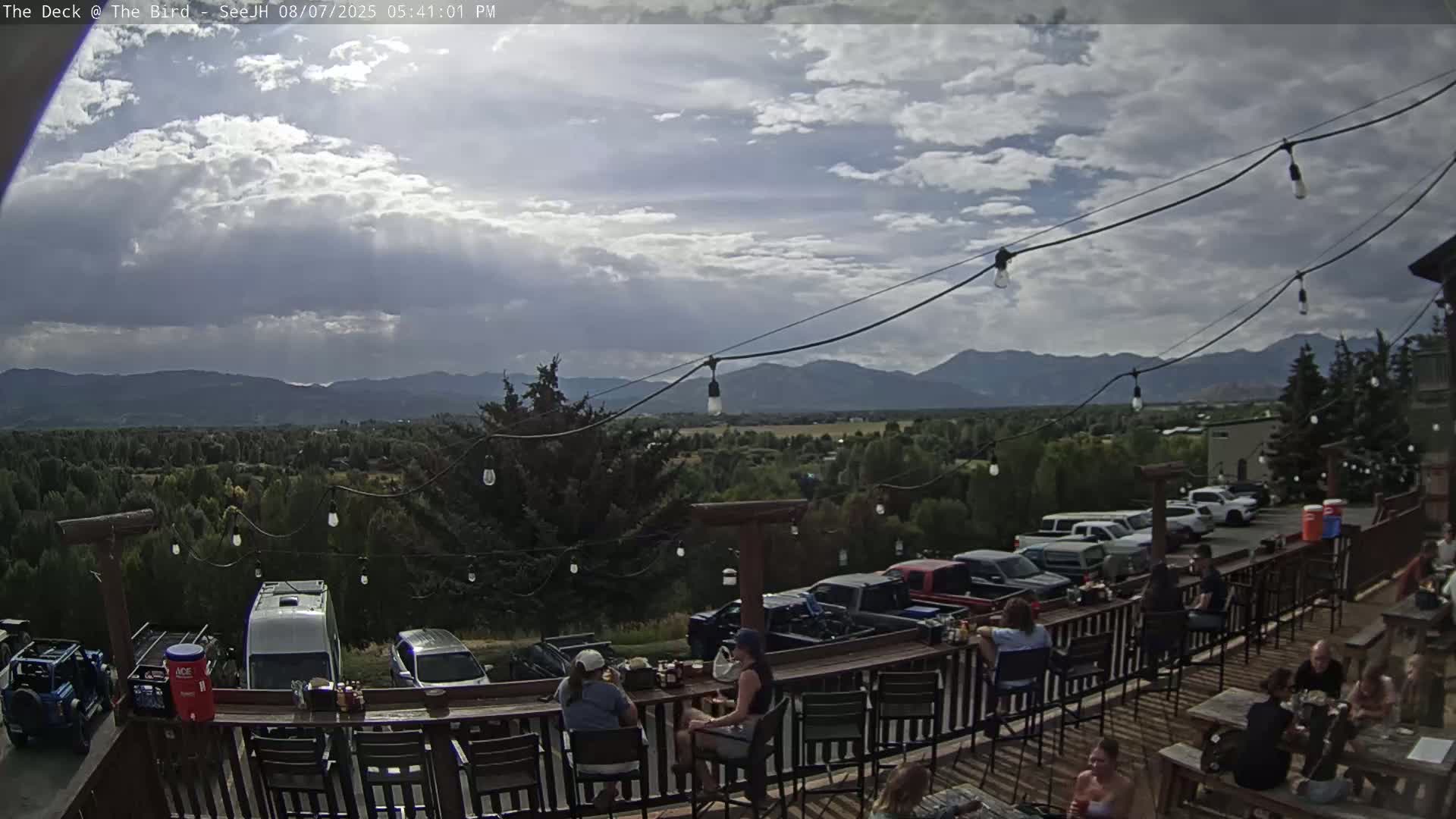 Teton, South Park Skyline from The Bird Live Cam - South Park, Teton, Wyoming, USA