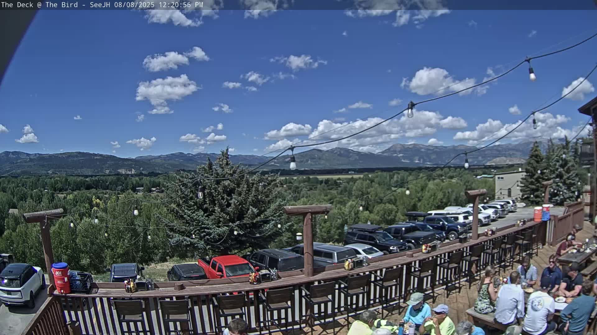 Teton, South Park Skyline from The Bird Live Cam - South Park, Teton, Wyoming, USA