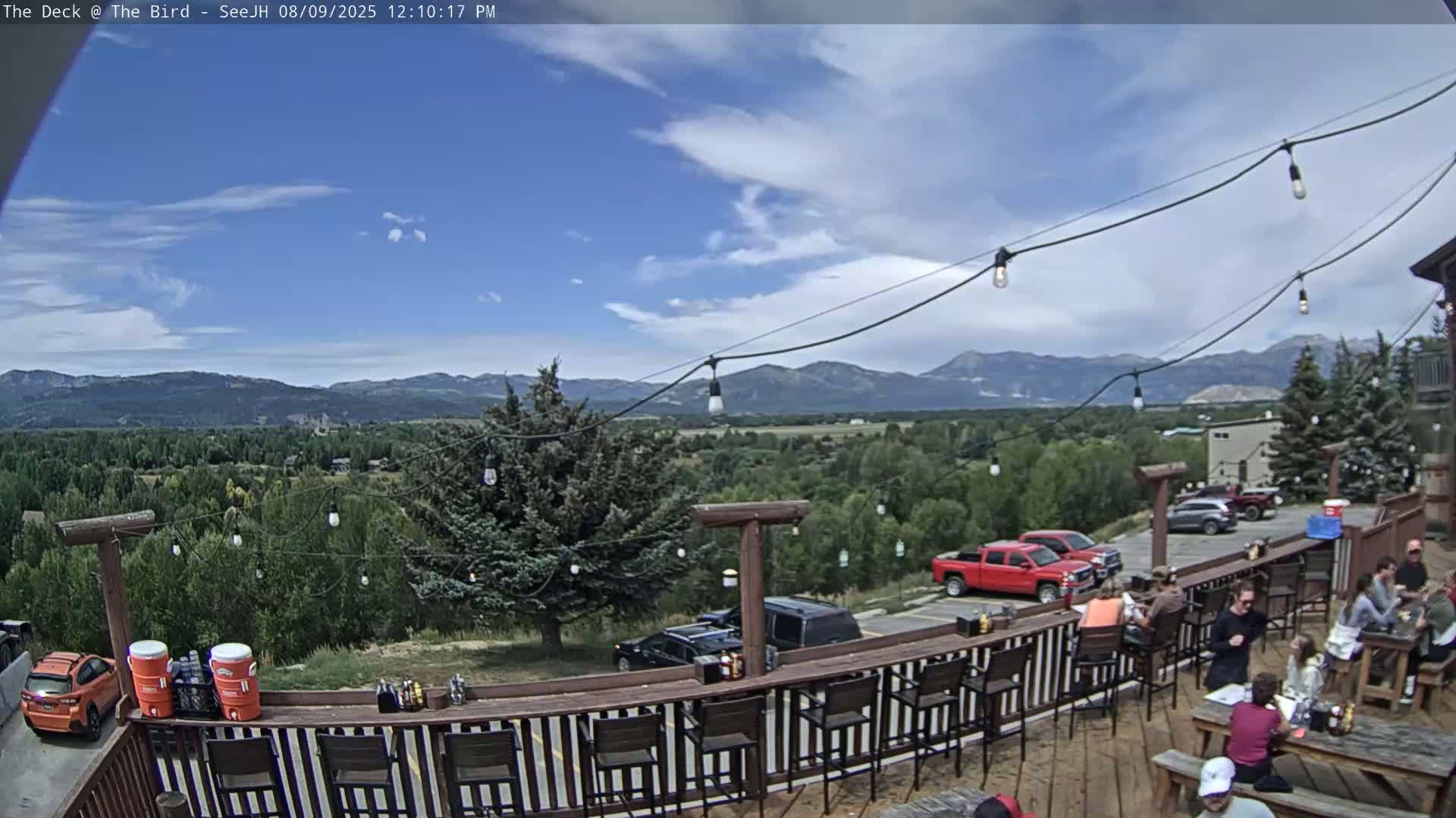 Teton, South Park Skyline from The Bird Live Cam - South Park, Teton, Wyoming, USA