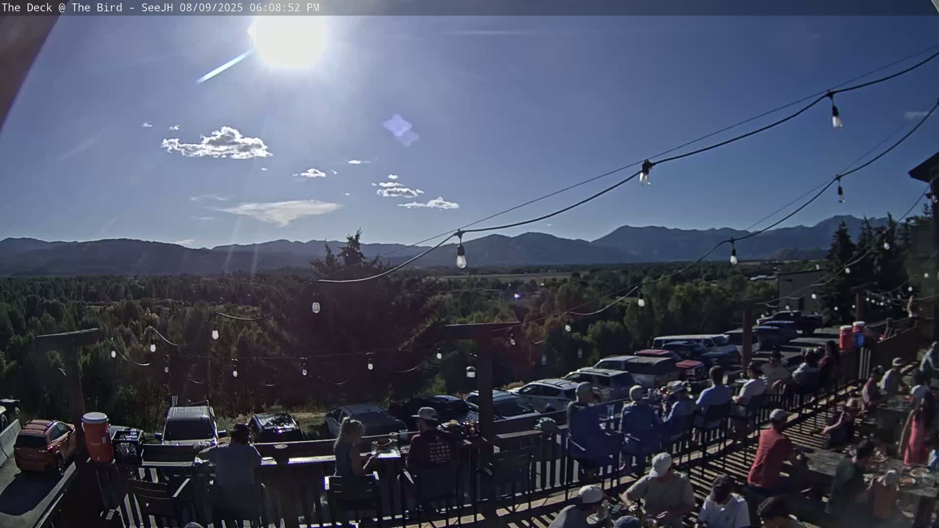 Teton, South Park Skyline from The Bird Live Cam - South Park, Teton, Wyoming, USA