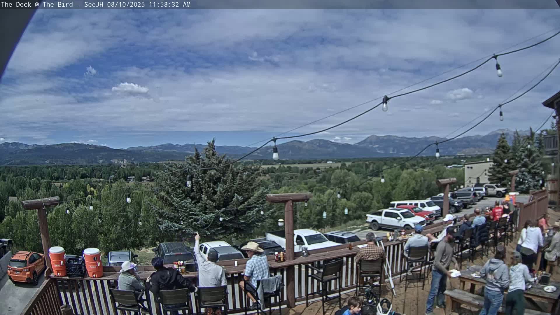 Teton, South Park Skyline from The Bird Live Cam - South Park, Teton, Wyoming, USA