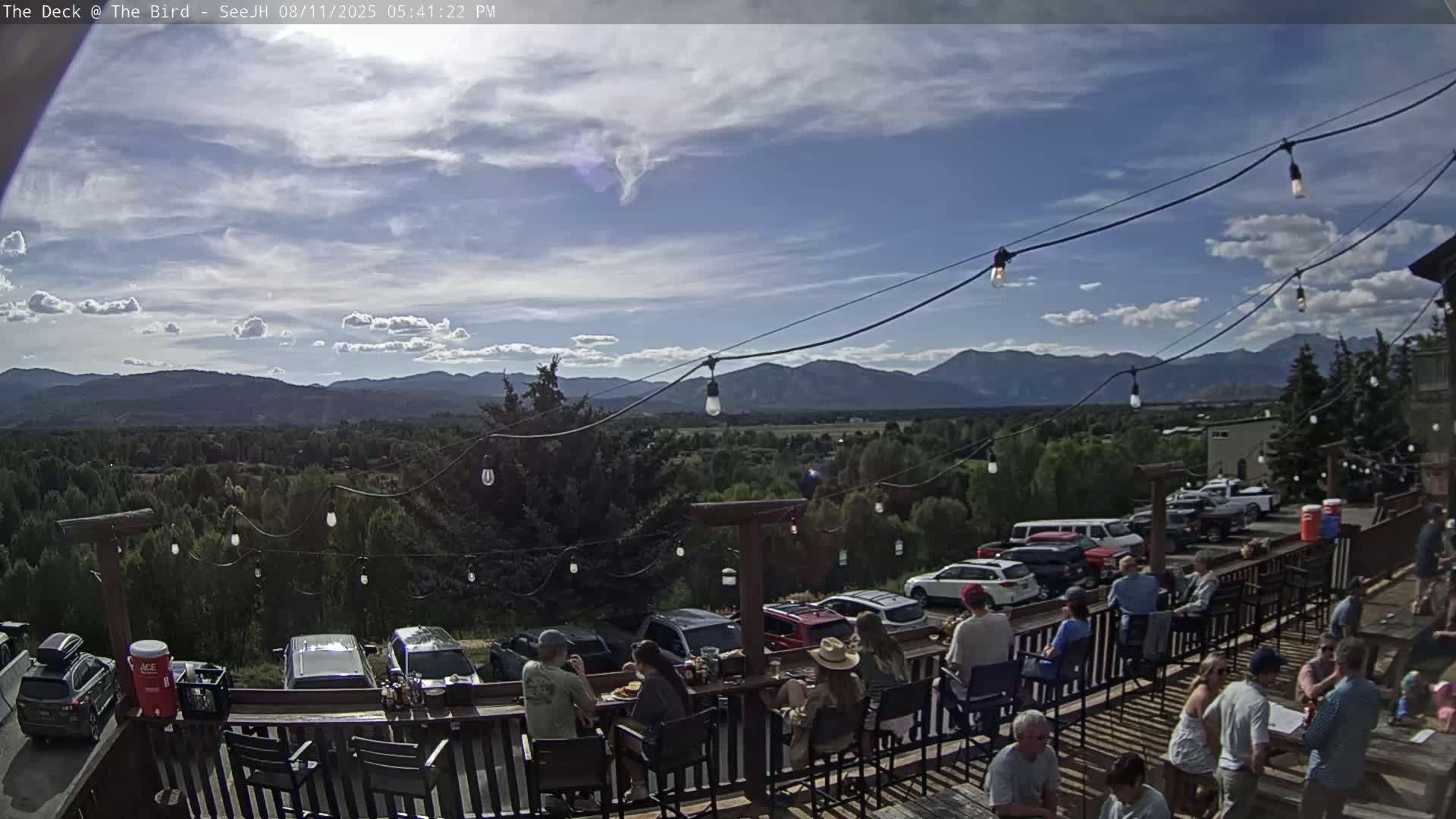 Teton, South Park Skyline from The Bird Live Cam - South Park, Teton, Wyoming, USA