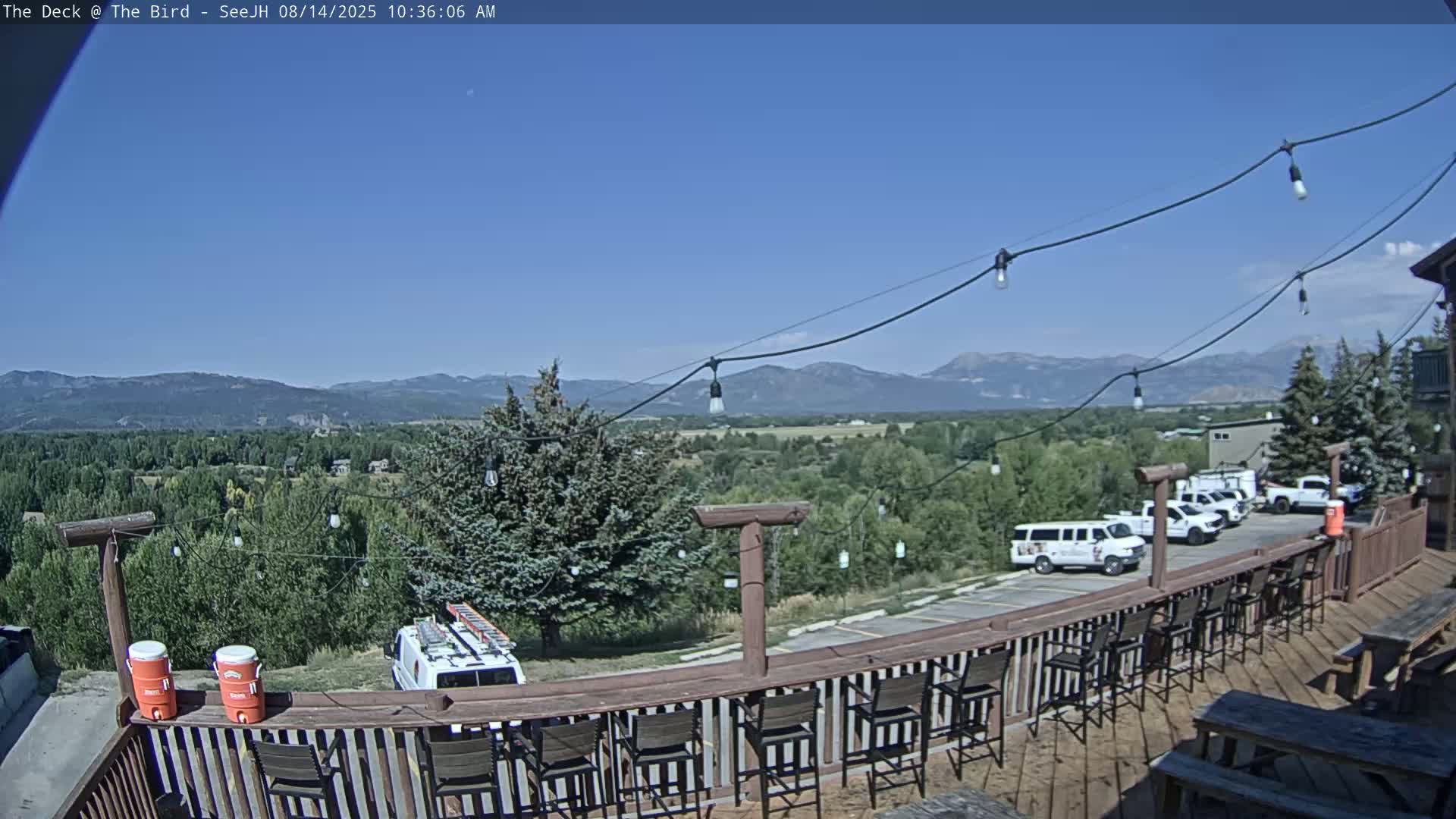 Teton, South Park Skyline from The Bird Live Cam - South Park, Teton, Wyoming, USA