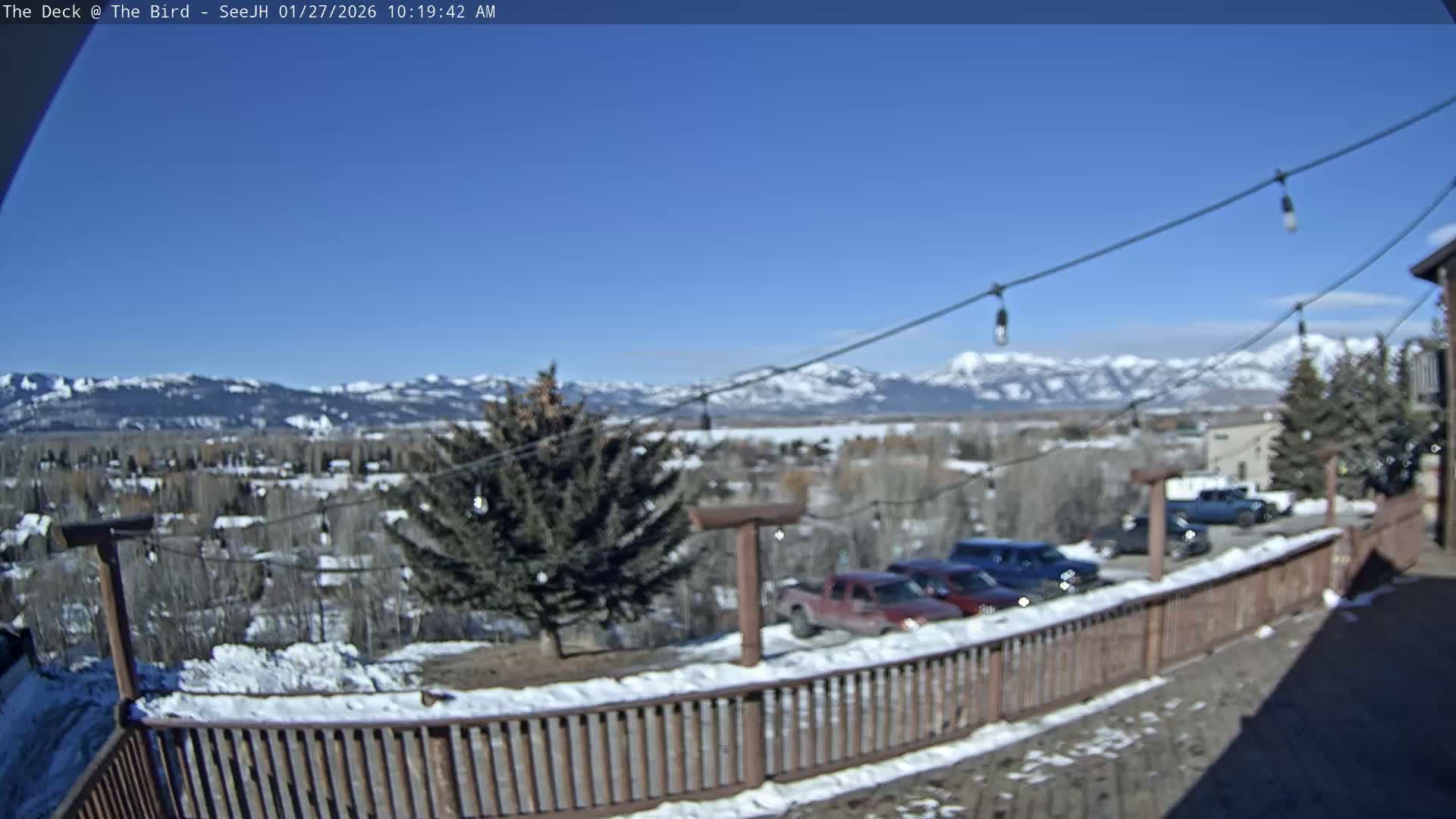 Teton, South Park Skyline from The Bird Live Cam - South Park, Teton, Wyoming, USA