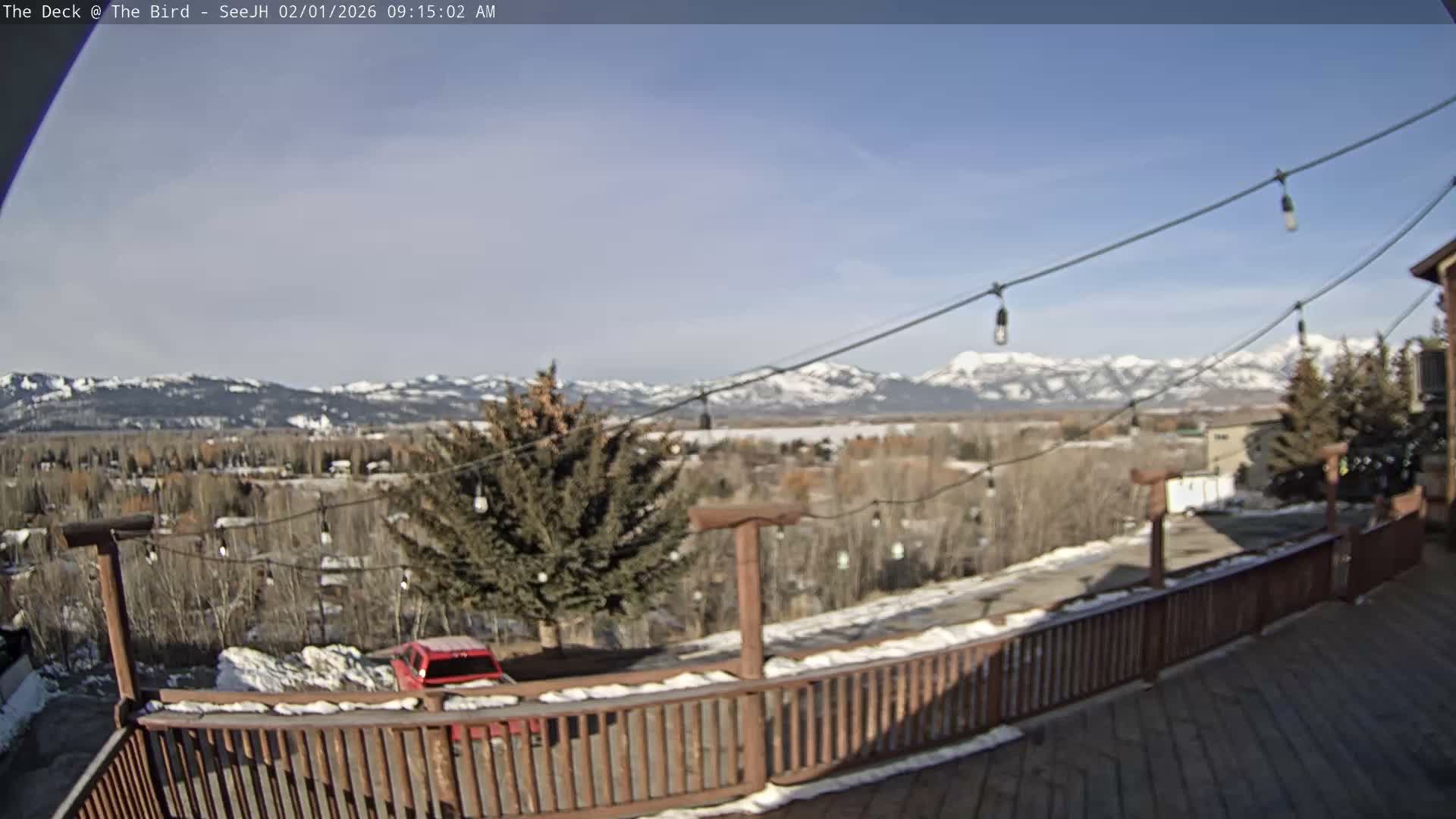 Teton, South Park Skyline from The Bird Live Cam - South Park, Teton, Wyoming, USA