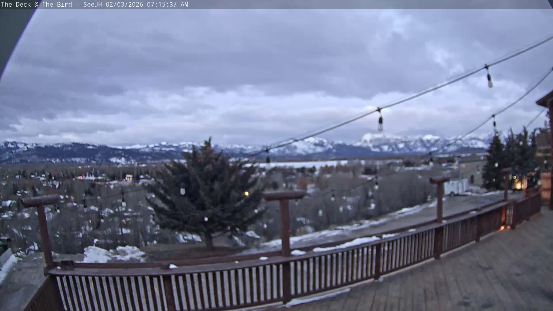 Teton, South Park Skyline from The Bird Live Cam - South Park, Teton, Wyoming, USA
