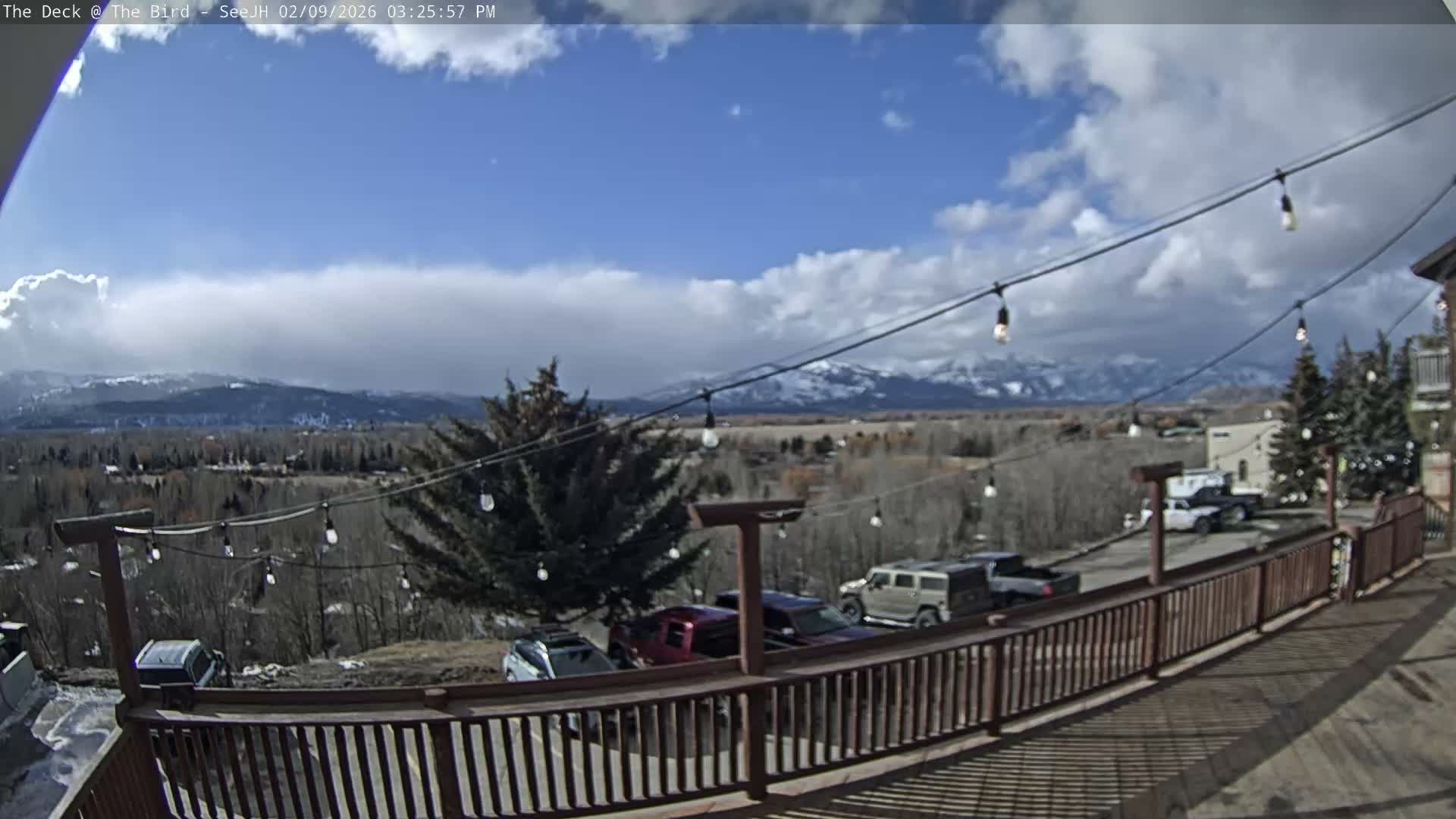 Teton, South Park Skyline from The Bird Live Cam - South Park, Teton, Wyoming, USA