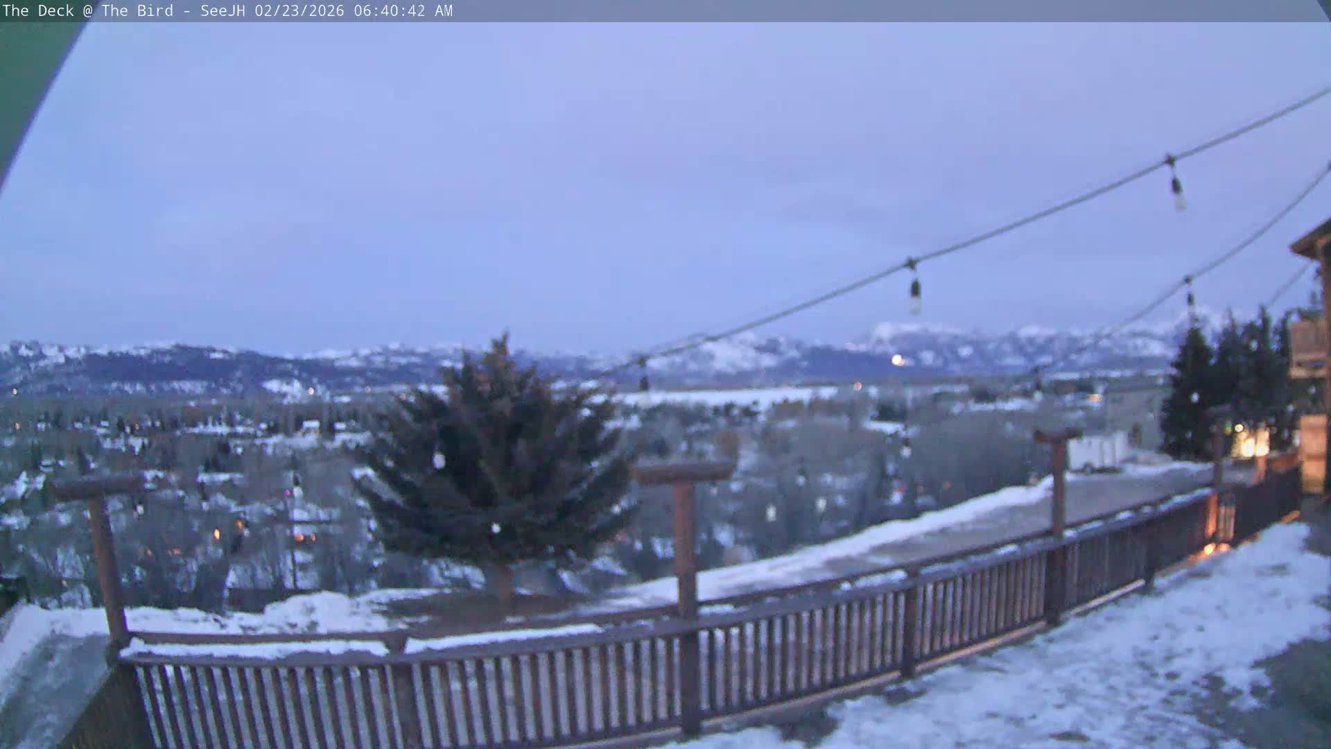 Teton, South Park Skyline from The Bird Live Cam - South Park, Teton, Wyoming, USA