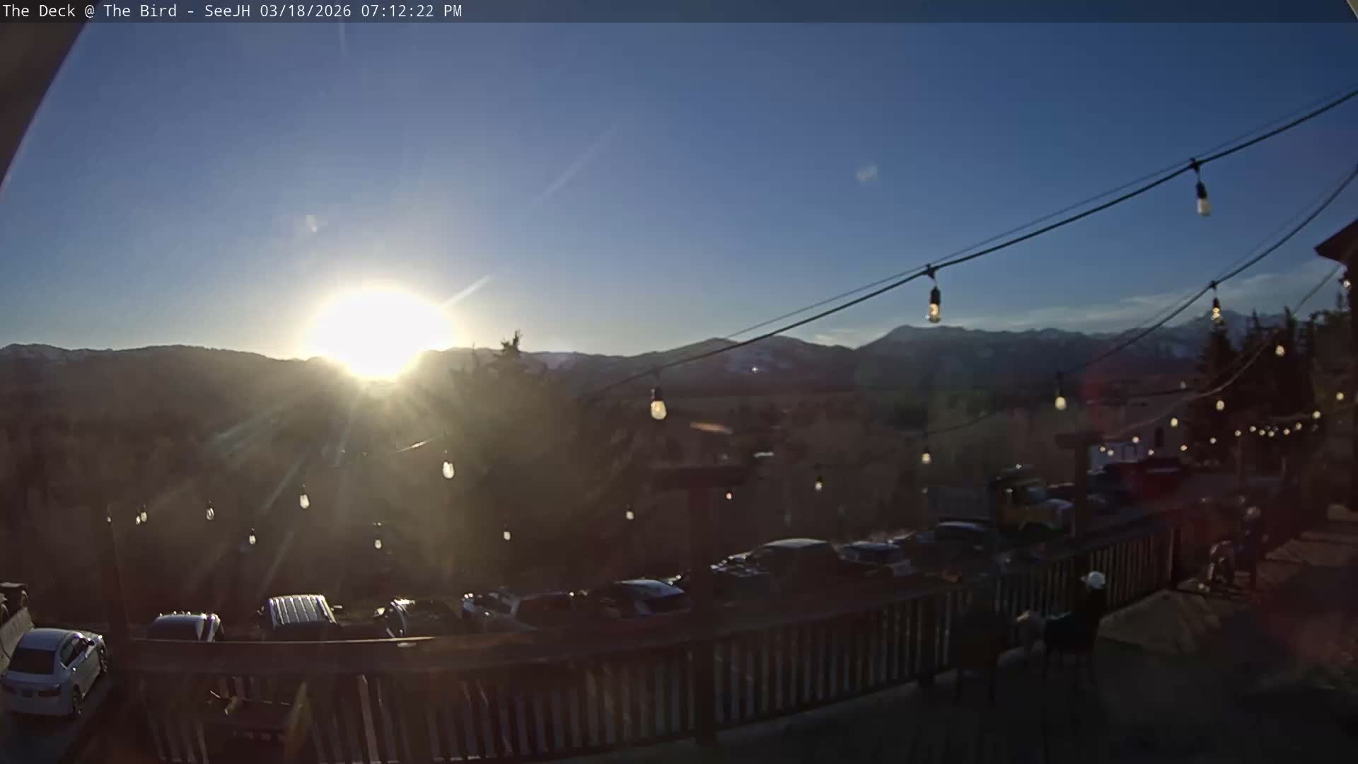 Teton, South Park Skyline from The Bird Live Cam - South Park, Teton, Wyoming, USA