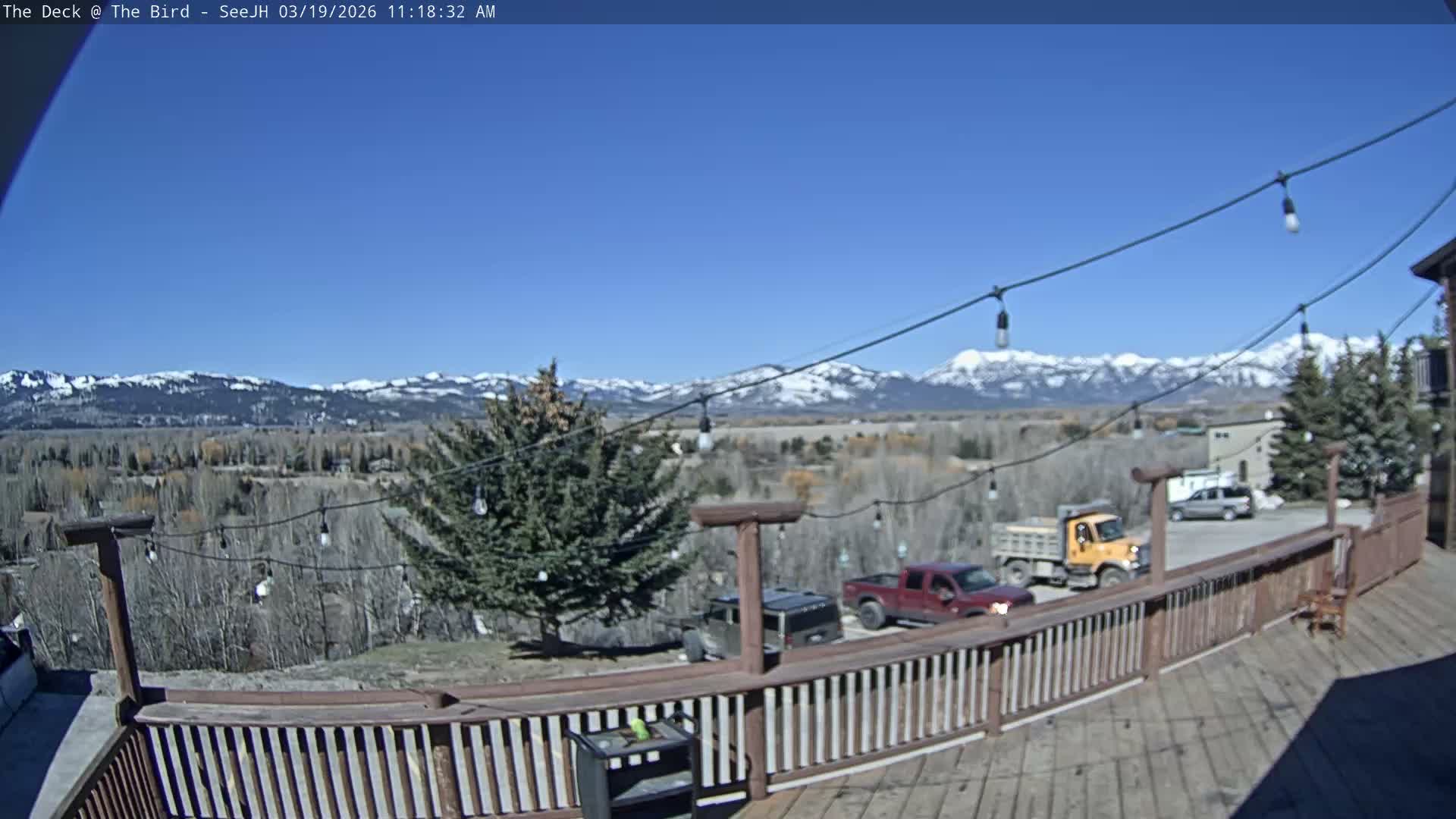 Teton, South Park Skyline from The Bird Live Cam - South Park, Teton, Wyoming, USA