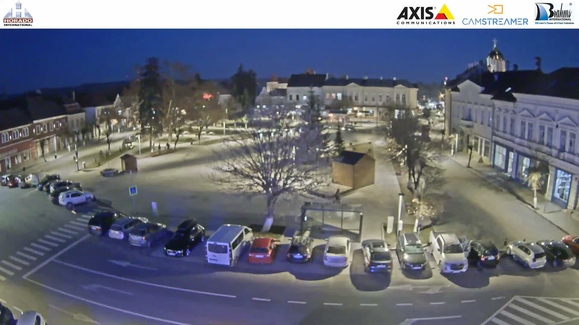 Brasov, Piata Republicii ( Republic Square ), Fagaras Live Cam - Centru, Făgăraș, Braşov, Romania