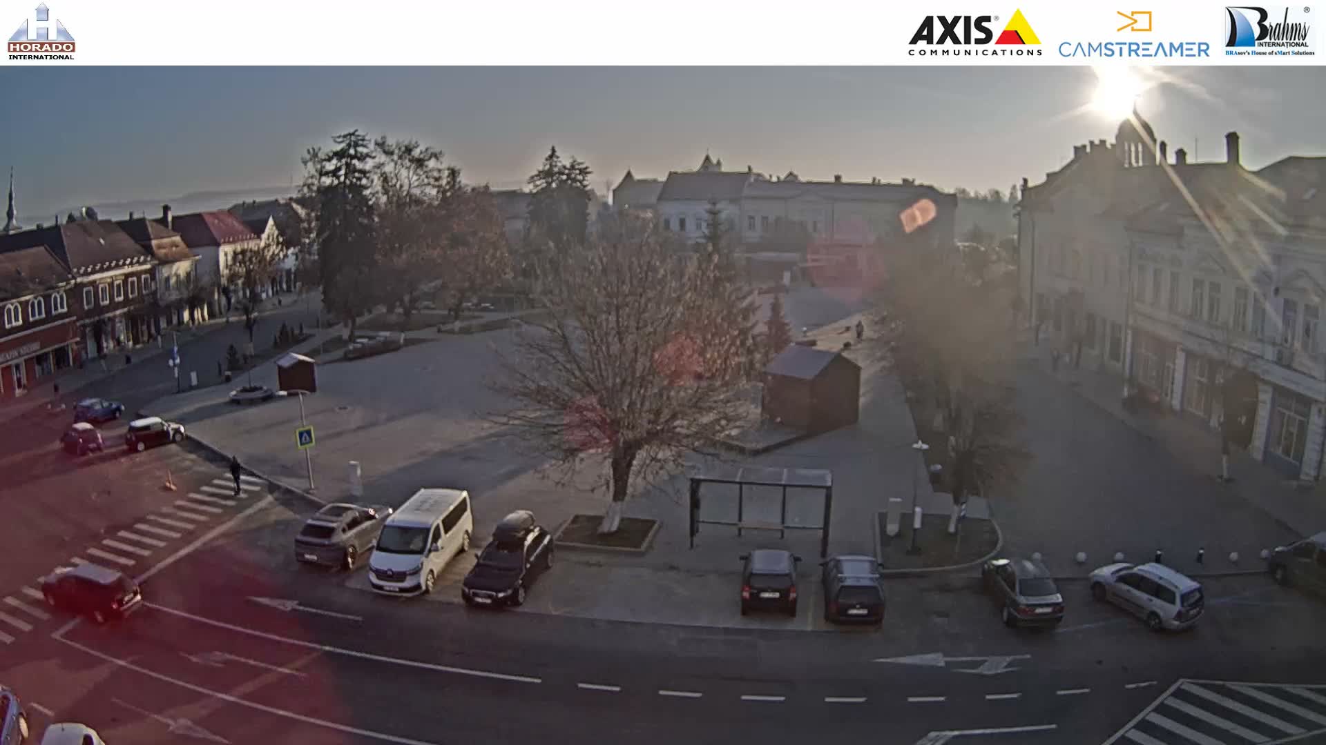 Brasov, Piata Republicii ( Republic Square ), Fagaras Live Cam - Centru, Făgăraș, Braşov, Romania