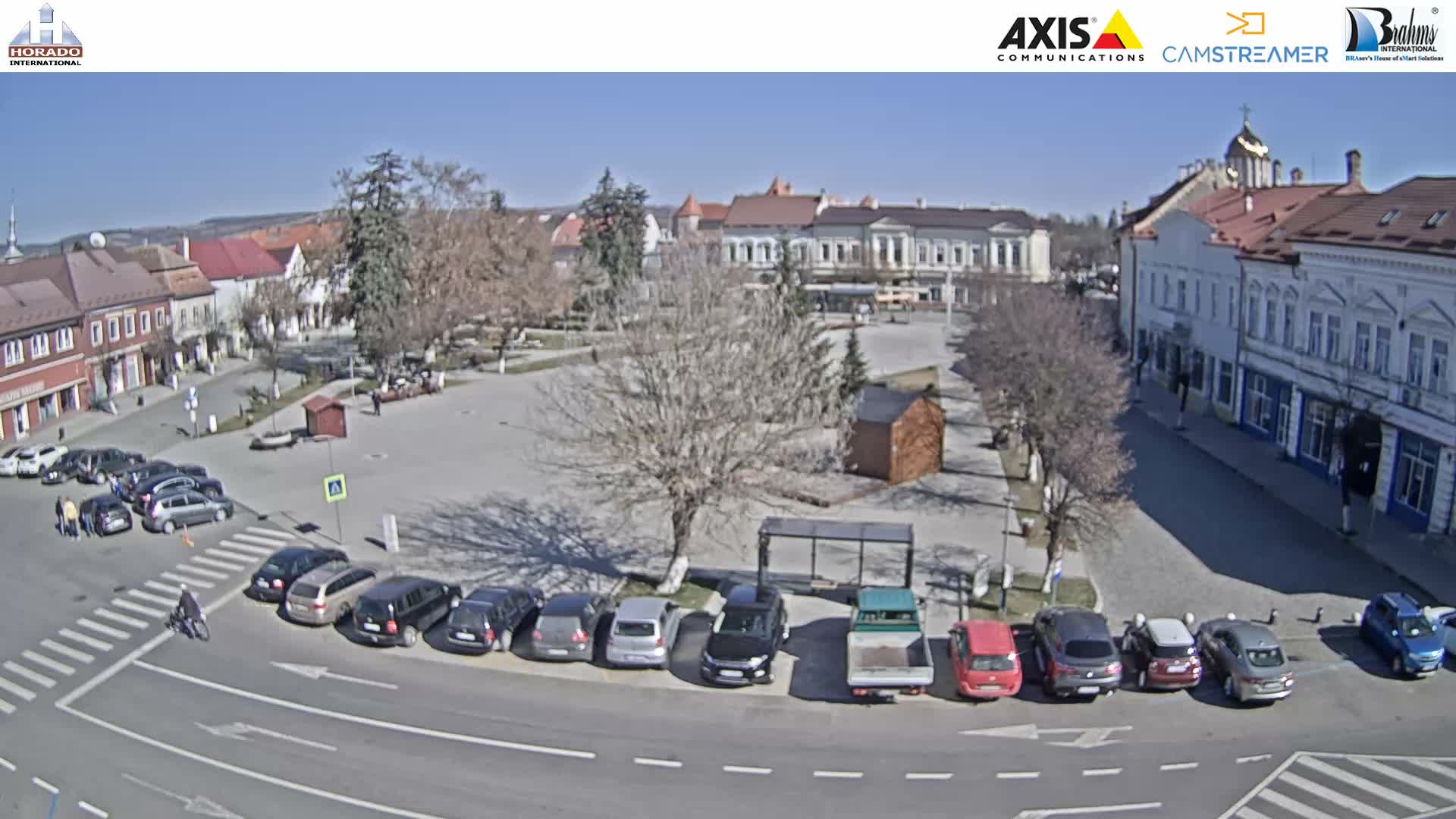 Brasov, Piata Republicii ( Republic Square ), Fagaras Live Cam - Centru, Făgăraș, Braşov, Romania