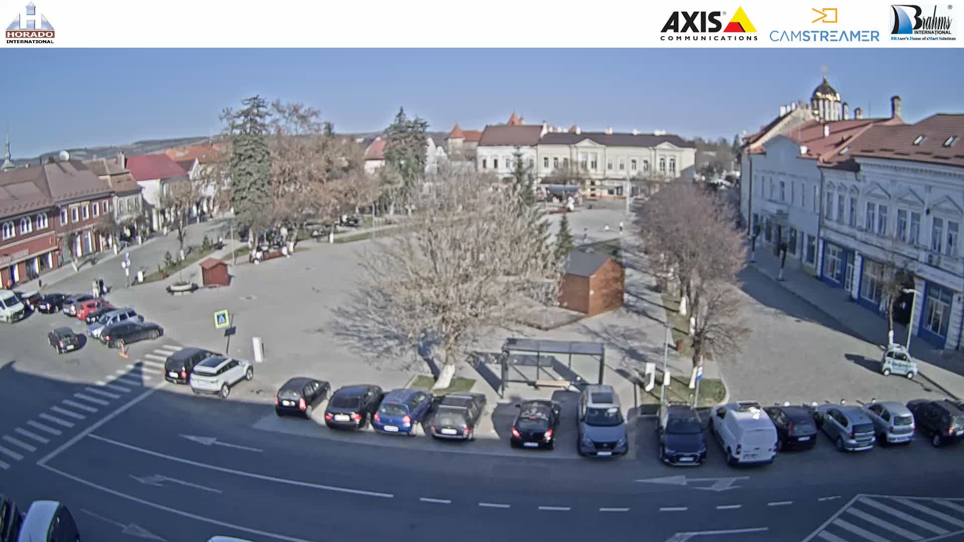 Brasov, Piata Republicii ( Republic Square ), Fagaras Live Cam - Centru, Făgăraș, Braşov, Romania