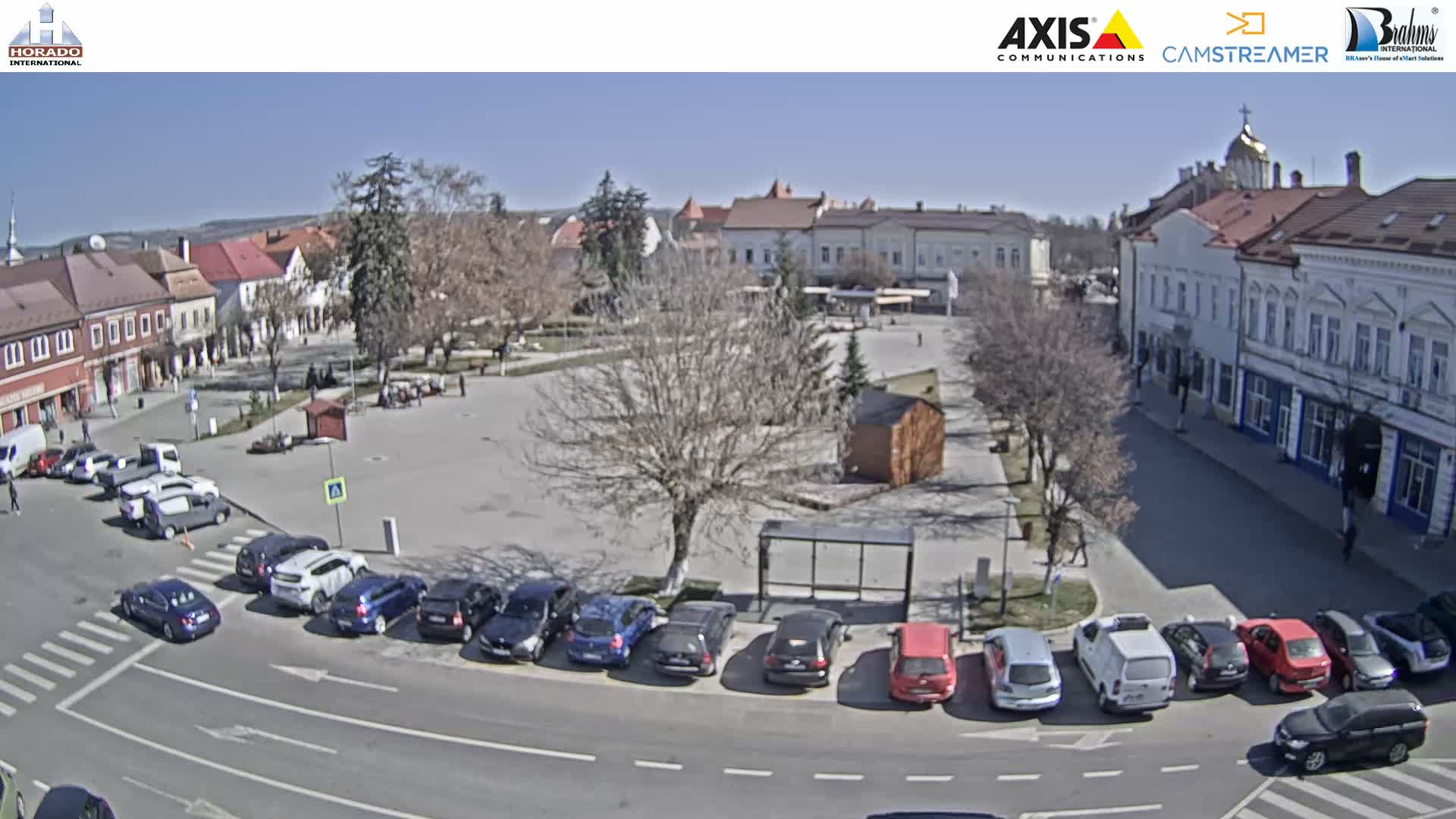 Brasov, Piata Republicii ( Republic Square ), Fagaras Live Cam - Centru, Făgăraș, Braşov, Romania
