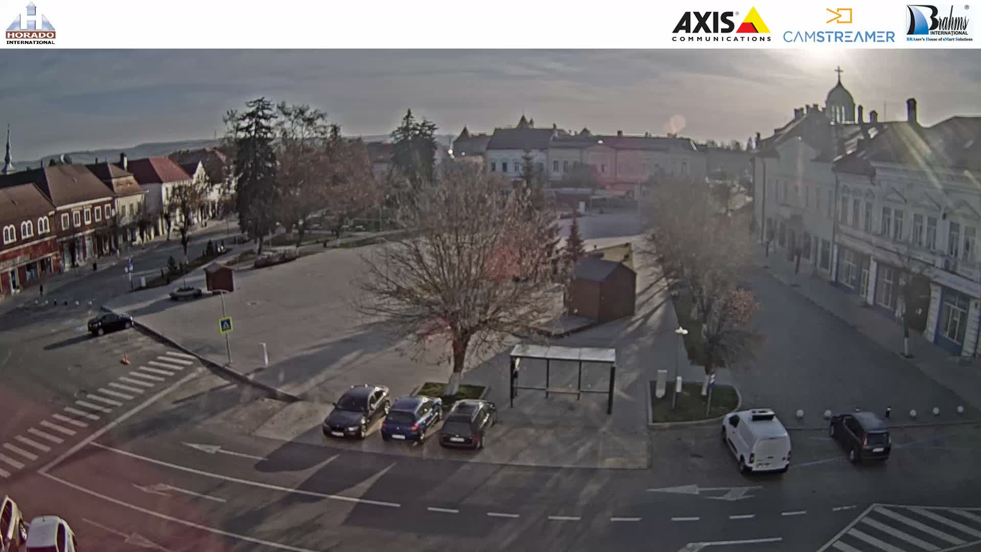 Brasov, Piata Republicii ( Republic Square ), Fagaras Live Cam - Centru, Făgăraș, Braşov, Romania