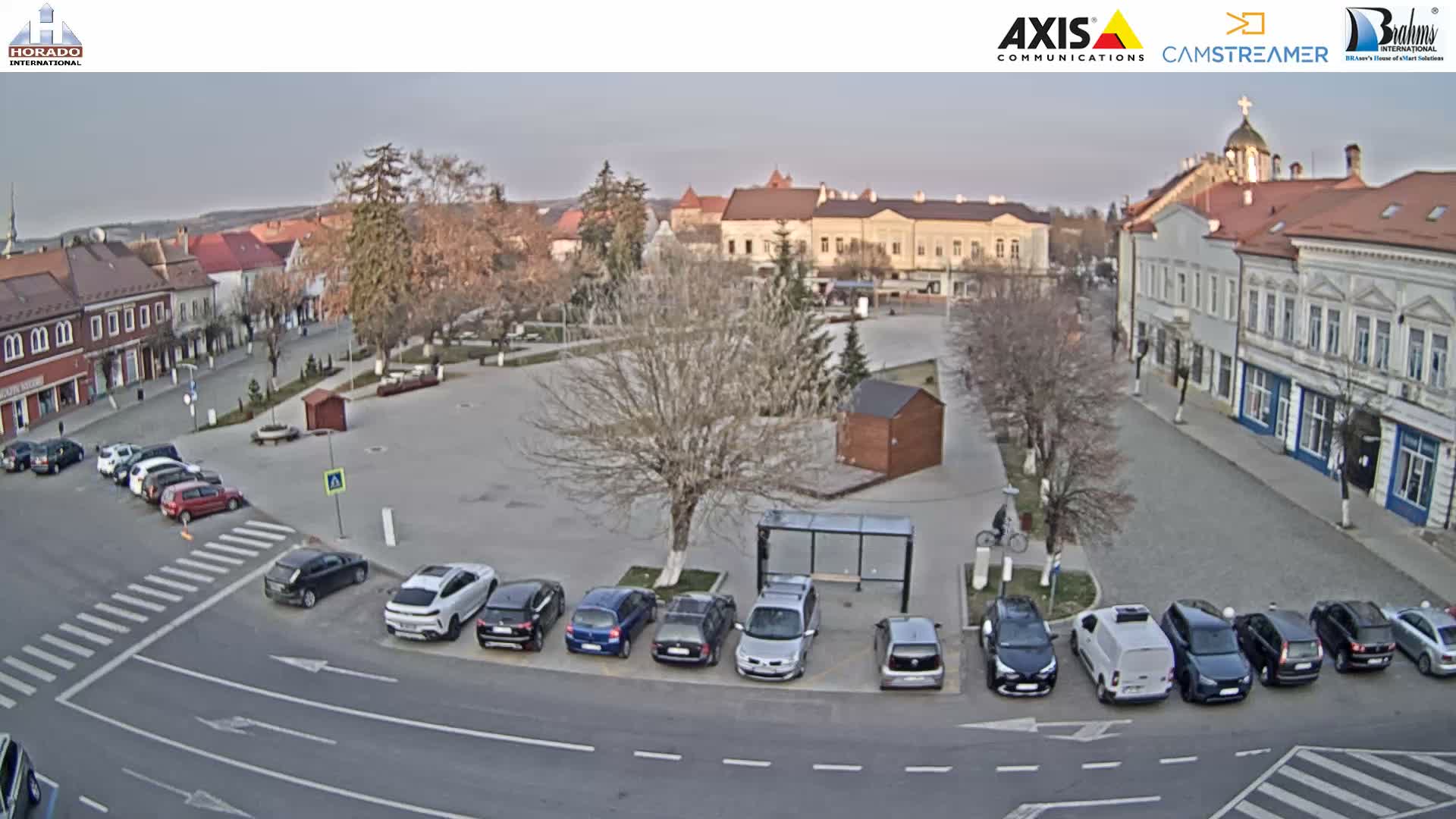 Brasov, Piata Republicii ( Republic Square ), Fagaras Live Cam - Centru, Făgăraș, Braşov, Romania