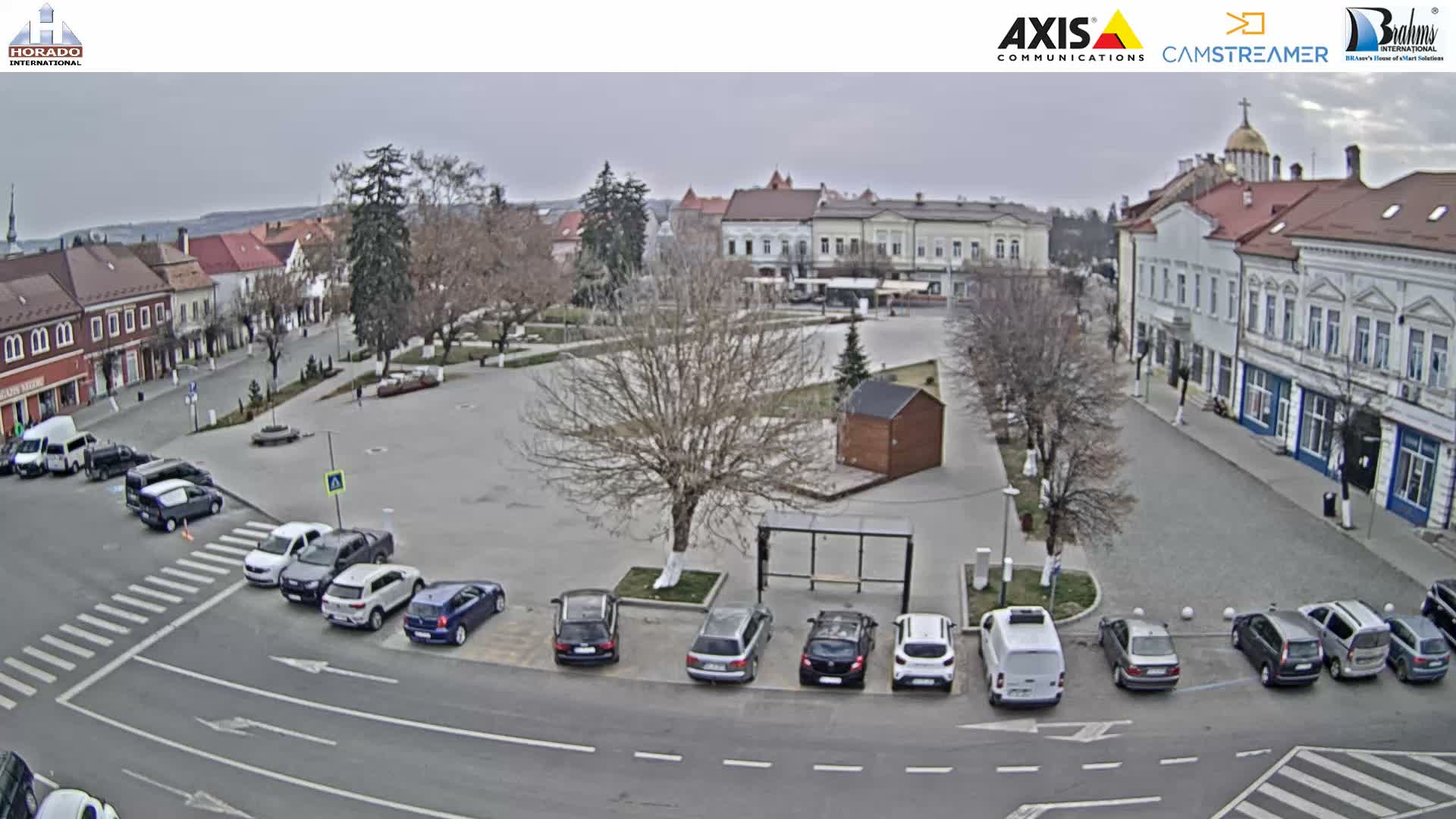 Brasov, Piata Republicii ( Republic Square ), Fagaras Live Cam - Centru, Făgăraș, Braşov, Romania
