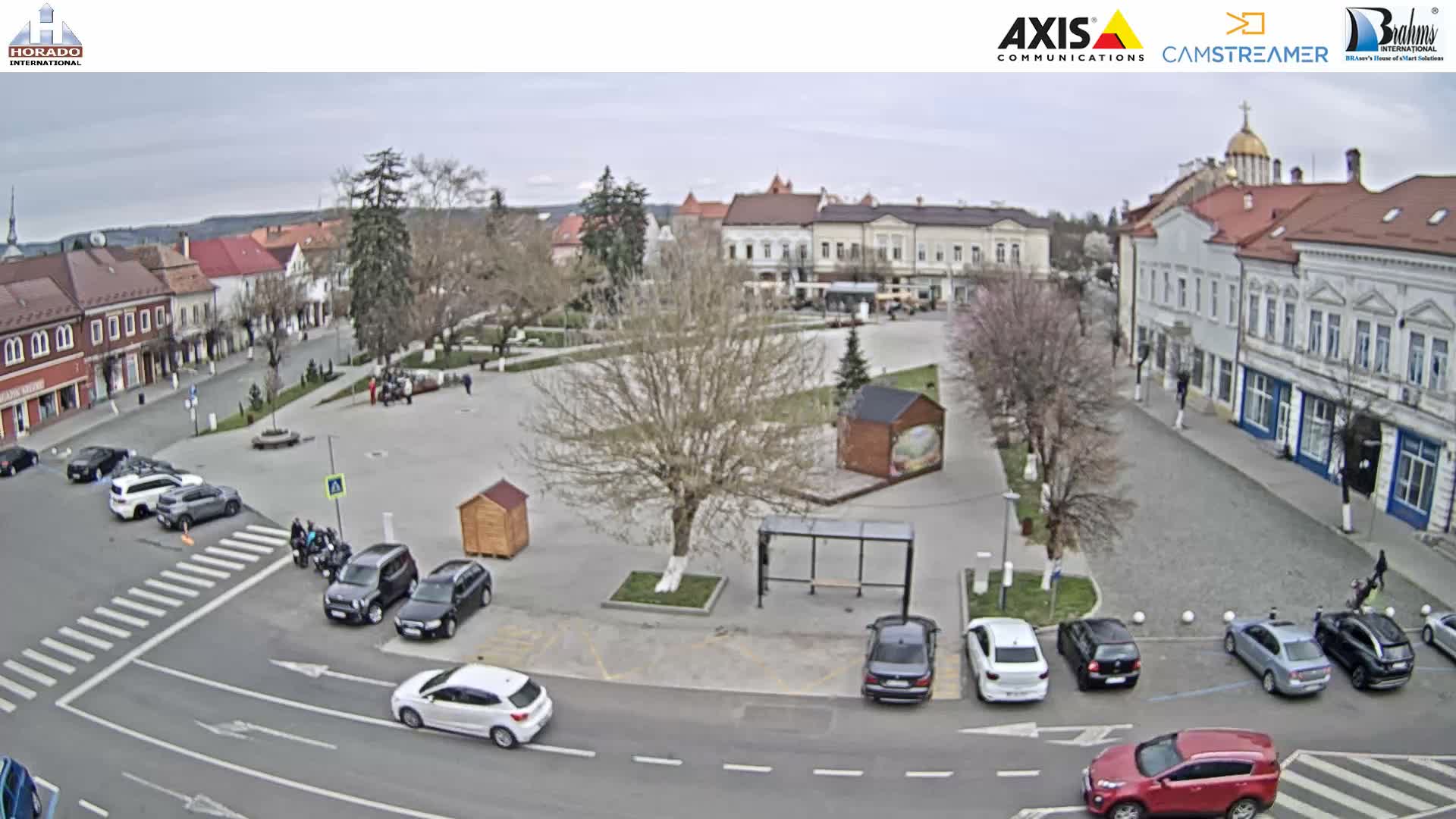 Brasov, Piata Republicii ( Republic Square ), Fagaras Live Cam - Centru, Făgăraș, Braşov, Romania
