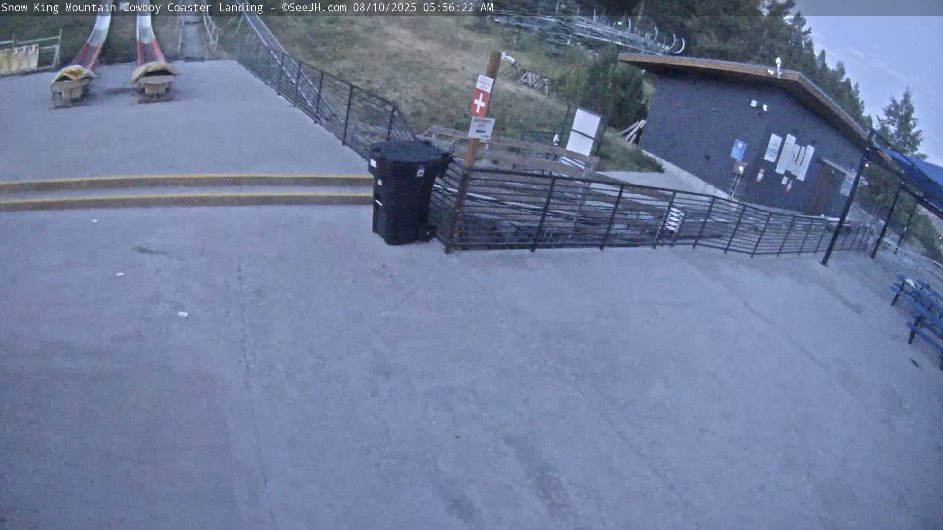 Jackson, Snow King Mountain Cowboy Coaster & Alpine Slide Live Cam - Jackson, Teton, Wyoming, USA