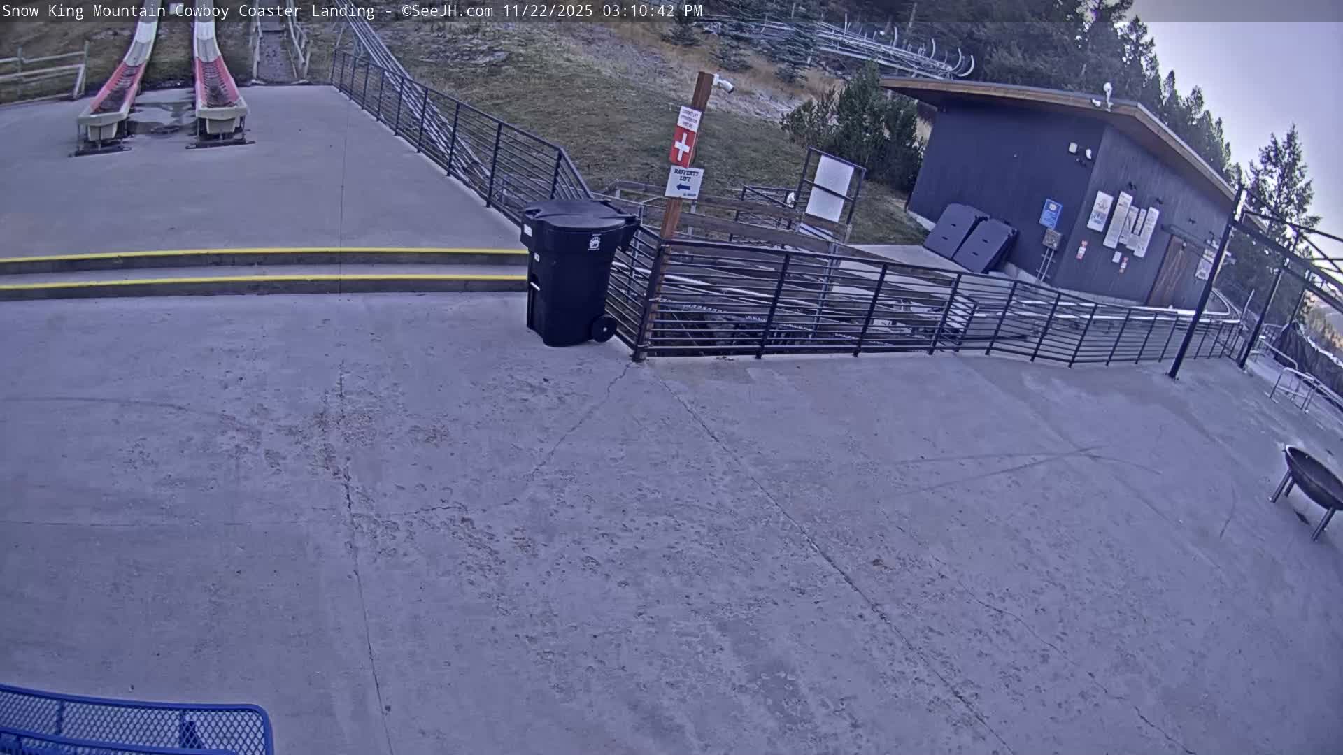 Jackson, Snow King Mountain Cowboy Coaster & Alpine Slide Live Cam - Jackson, Teton, Wyoming, USA