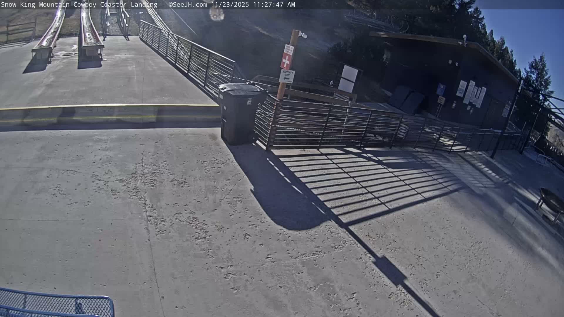 Jackson, Snow King Mountain Cowboy Coaster & Alpine Slide Live Cam - Jackson, Teton, Wyoming, USA