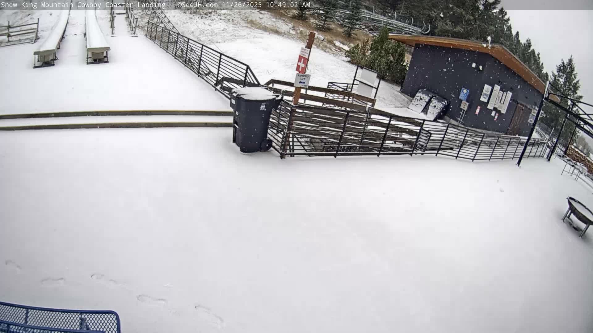 Jackson, Snow King Mountain Cowboy Coaster & Alpine Slide Live Cam - Jackson, Teton, Wyoming, USA