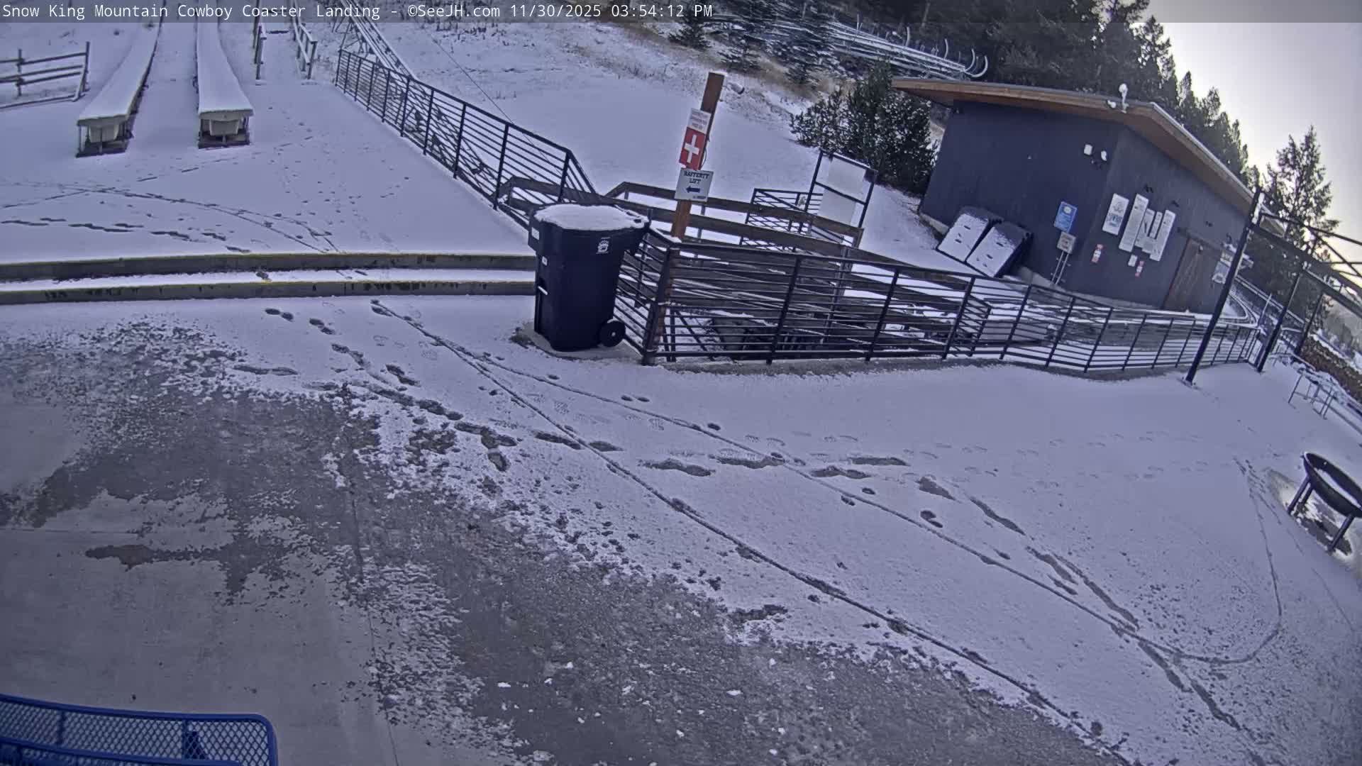 Jackson, Snow King Mountain Cowboy Coaster & Alpine Slide Live Cam - Jackson, Teton, Wyoming, USA