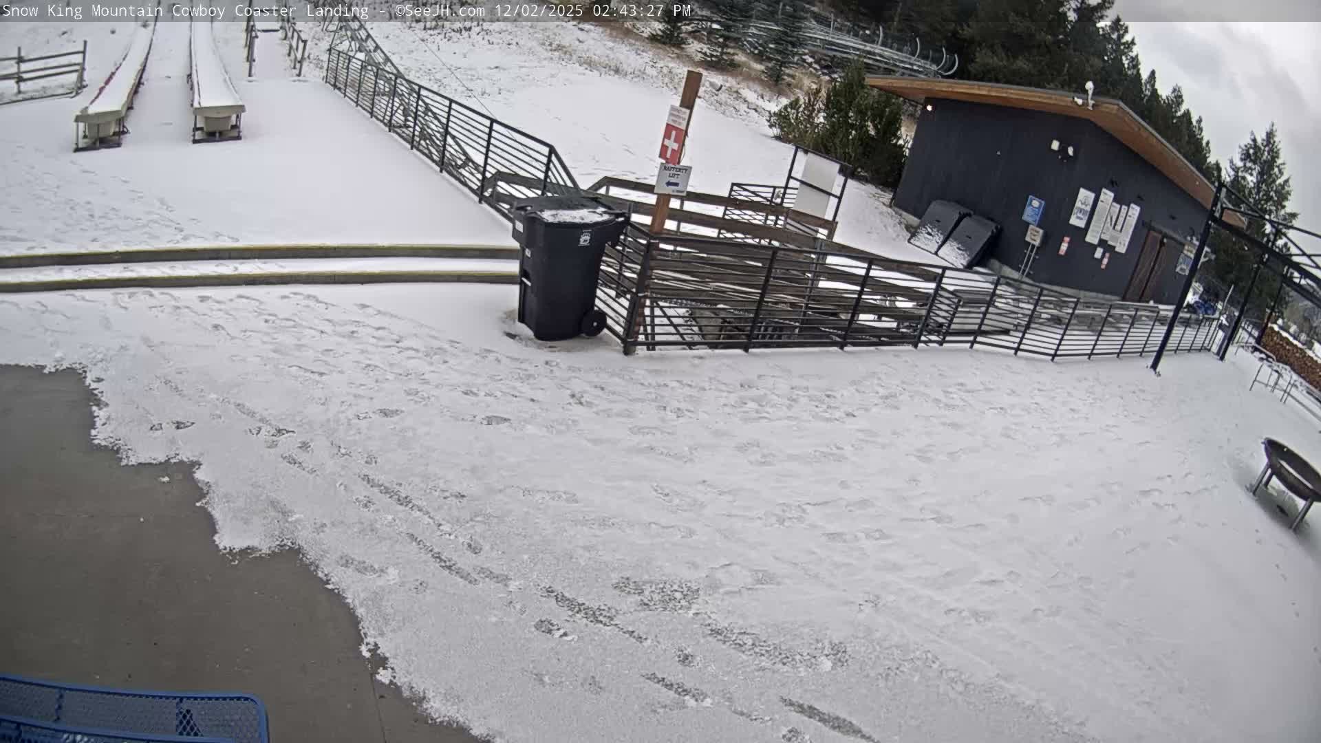 Jackson, Snow King Mountain Cowboy Coaster & Alpine Slide Live Cam - Jackson, Teton, Wyoming, USA