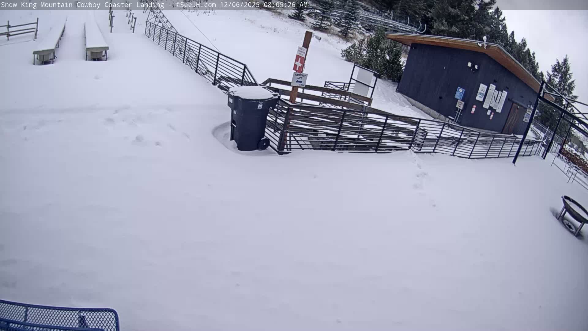 Jackson, Snow King Mountain Cowboy Coaster & Alpine Slide Live Cam - Jackson, Teton, Wyoming, USA