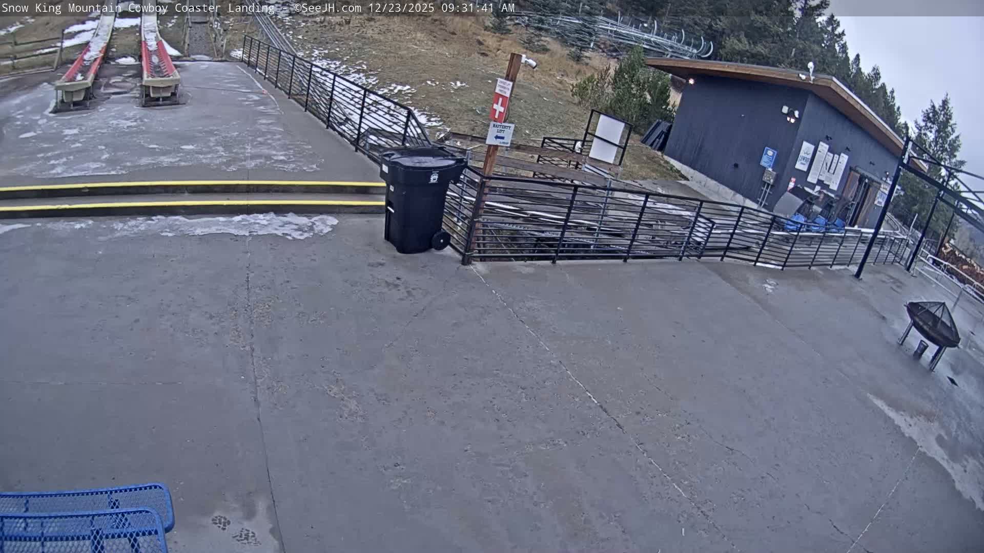 Jackson, Snow King Mountain Cowboy Coaster & Alpine Slide Live Cam - Jackson, Teton, Wyoming, USA